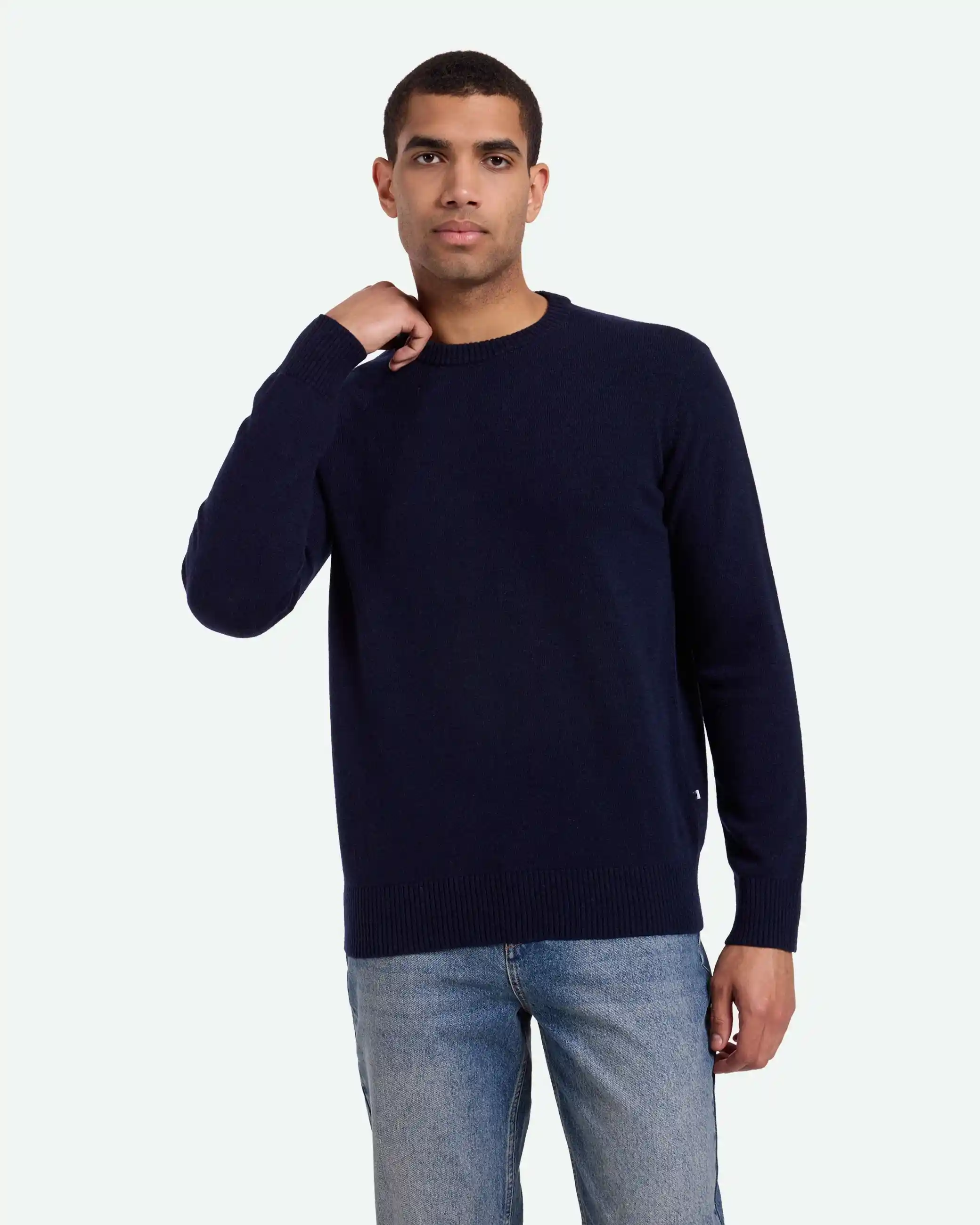 Minimum Roland Jumper, navy blazer - Image 2