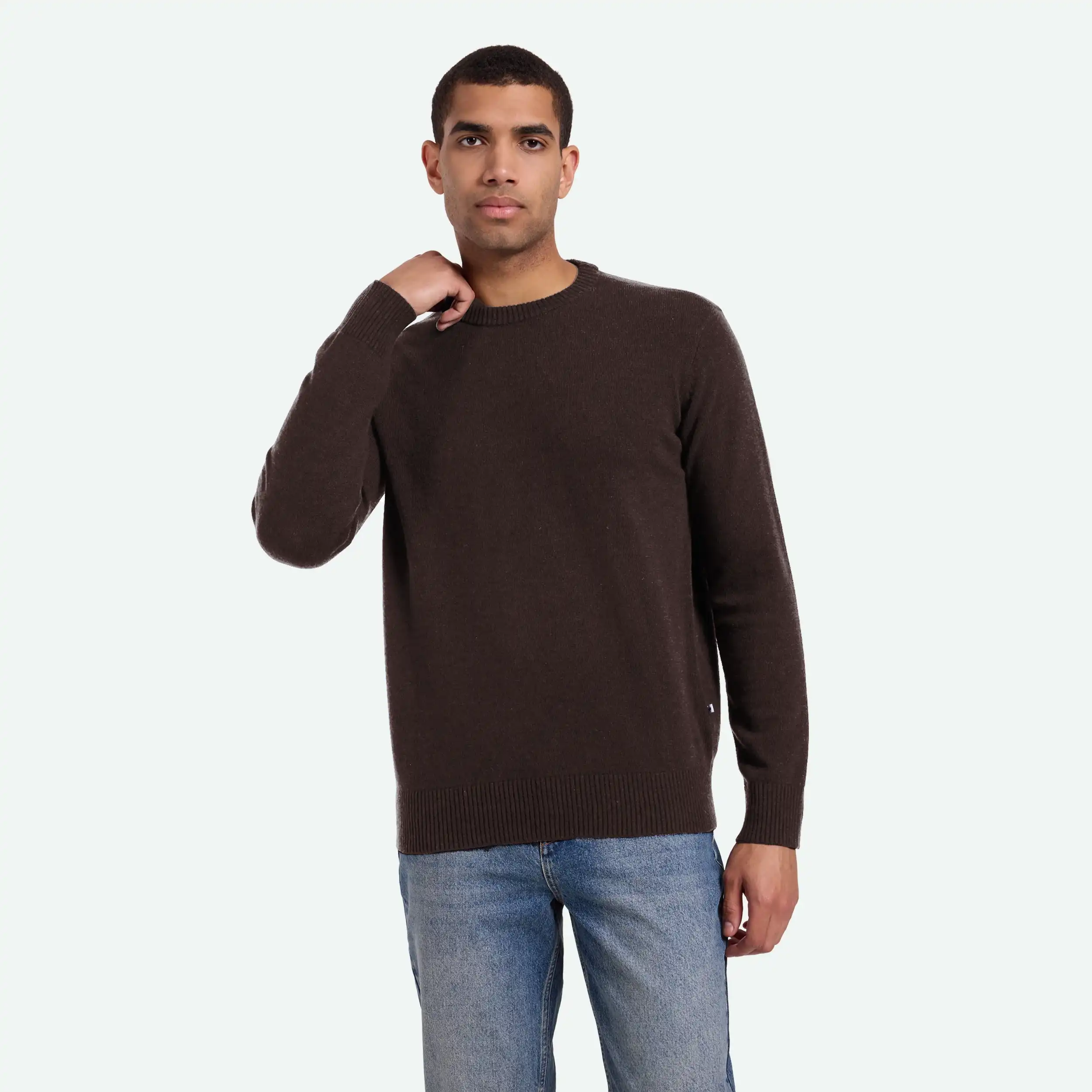 Minimum Roland Jumper, seal brown