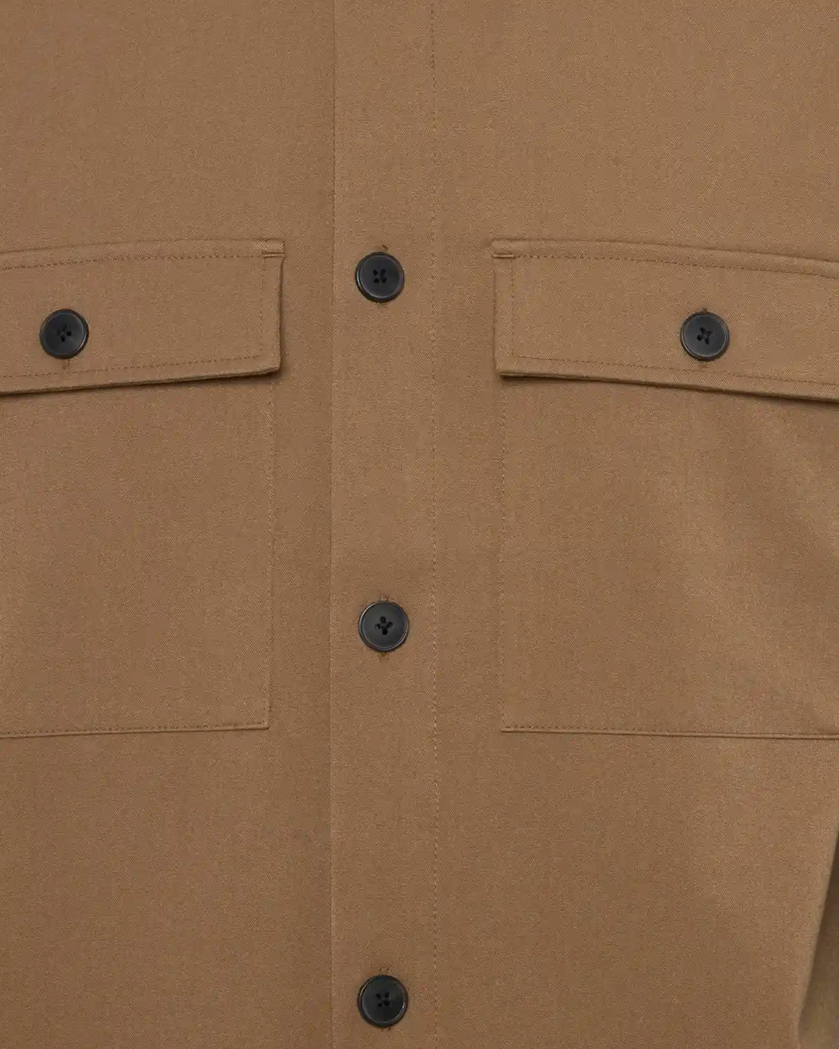 Minimum Santon Overshirt 3808, shitake - Image 3