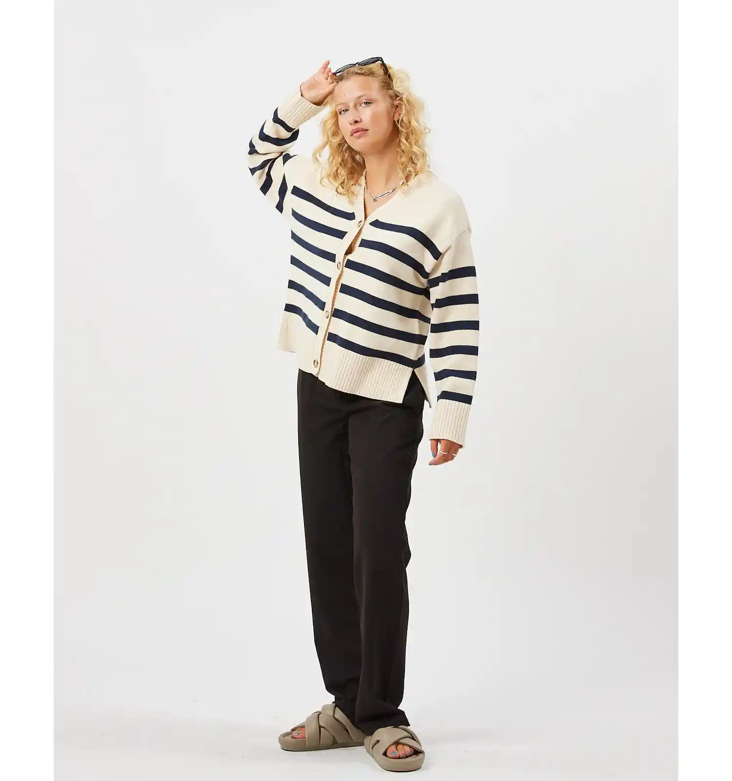 Minimum Womens Sicha Cardigan, birch - Image 2