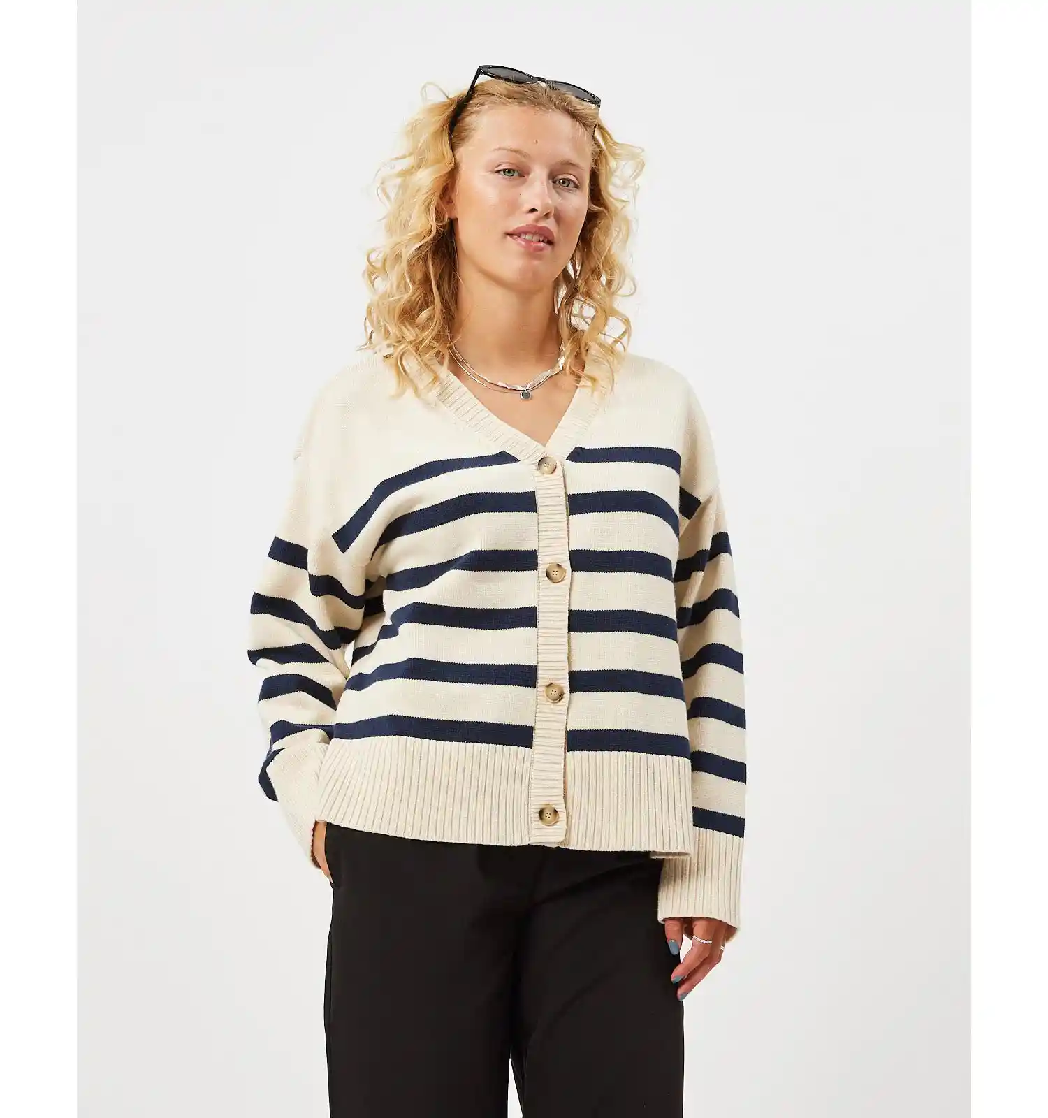 Minimum Womens Sicha Cardigan, birch - Image 4