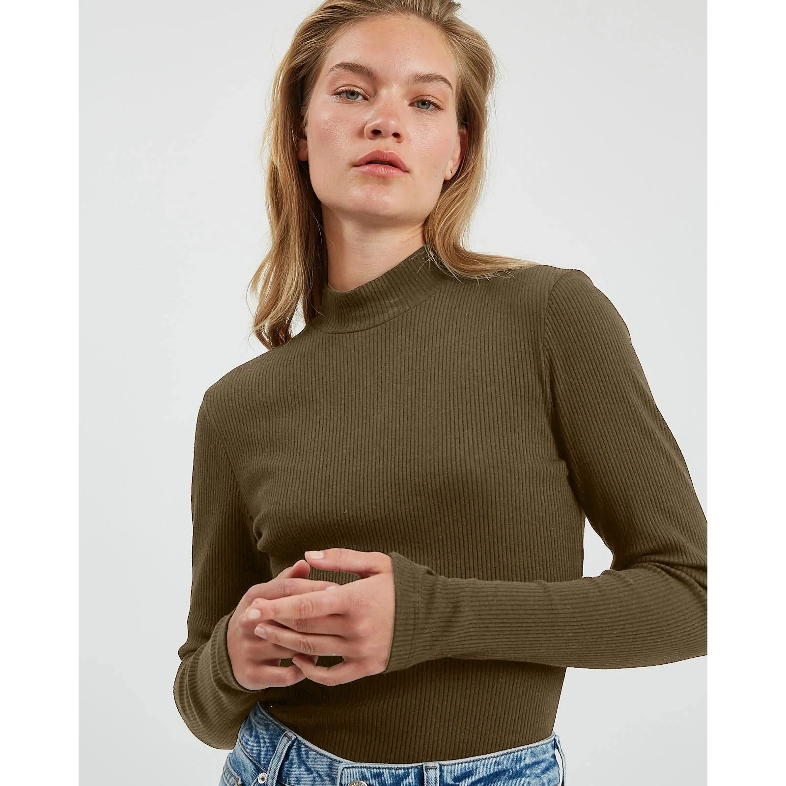 Minimum Womens Mocki LS Tee - Image 2