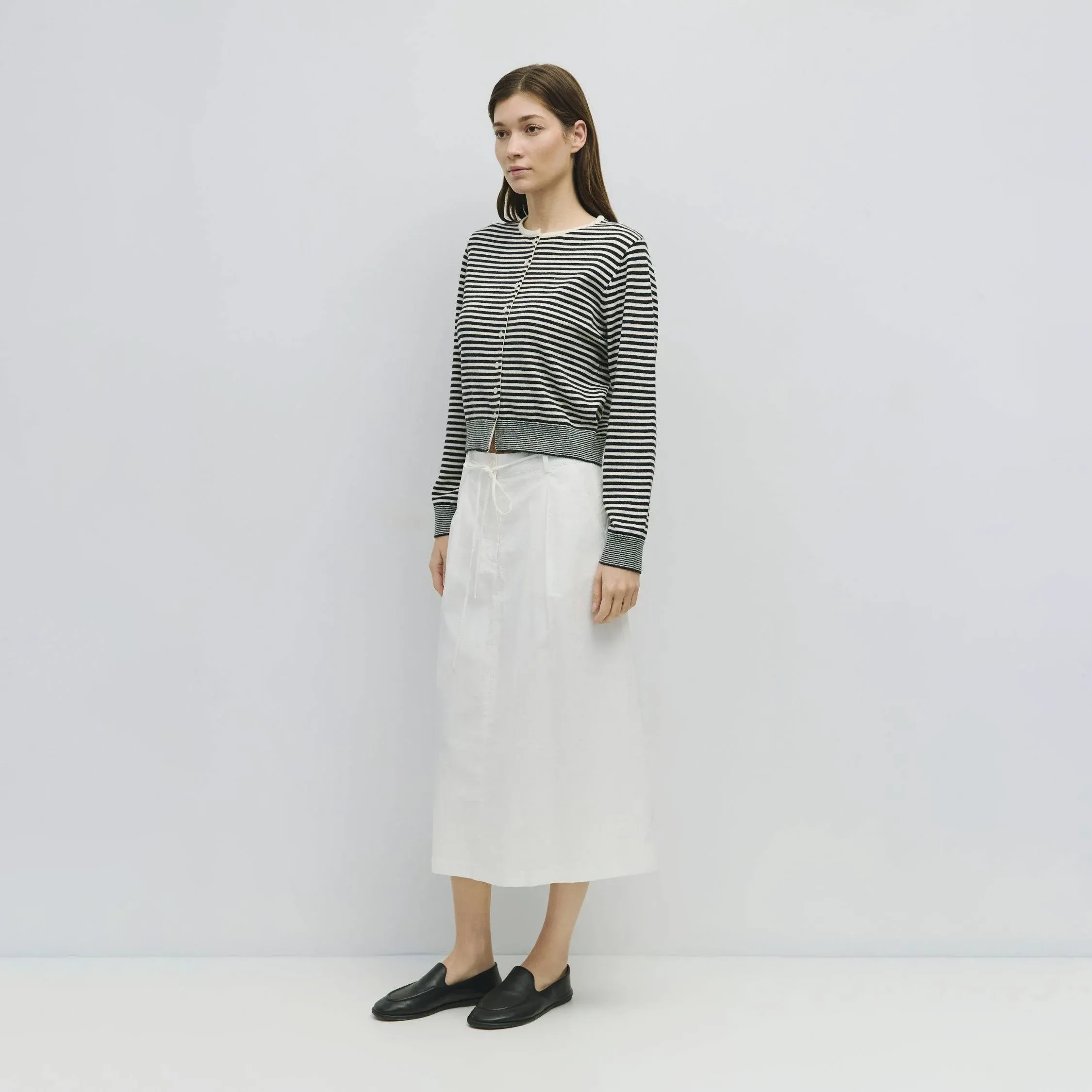 Mod Ref Womens Montana Cardigan, black/white - Image 2