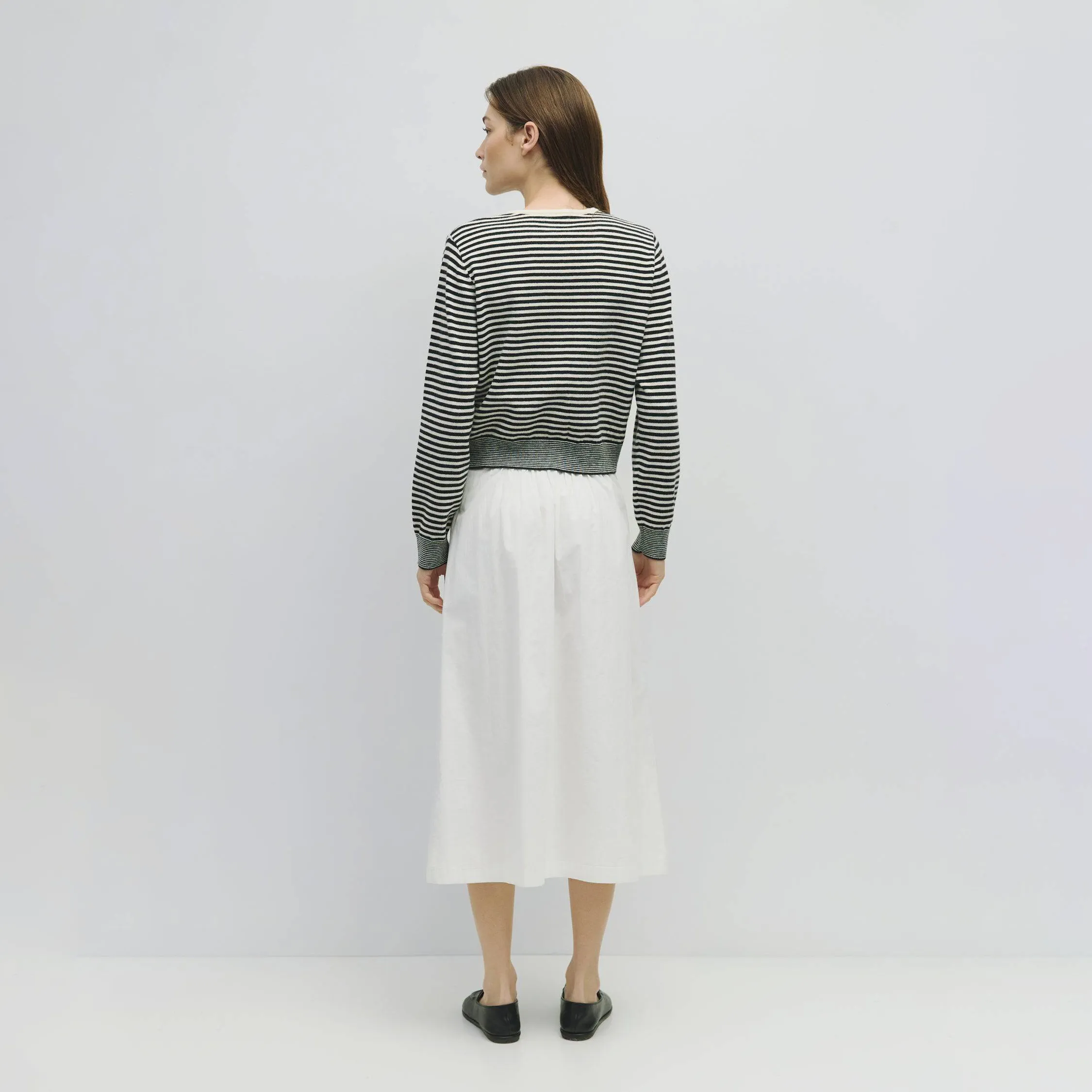 Mod Ref Womens Montana Cardigan, black/white - Image 3