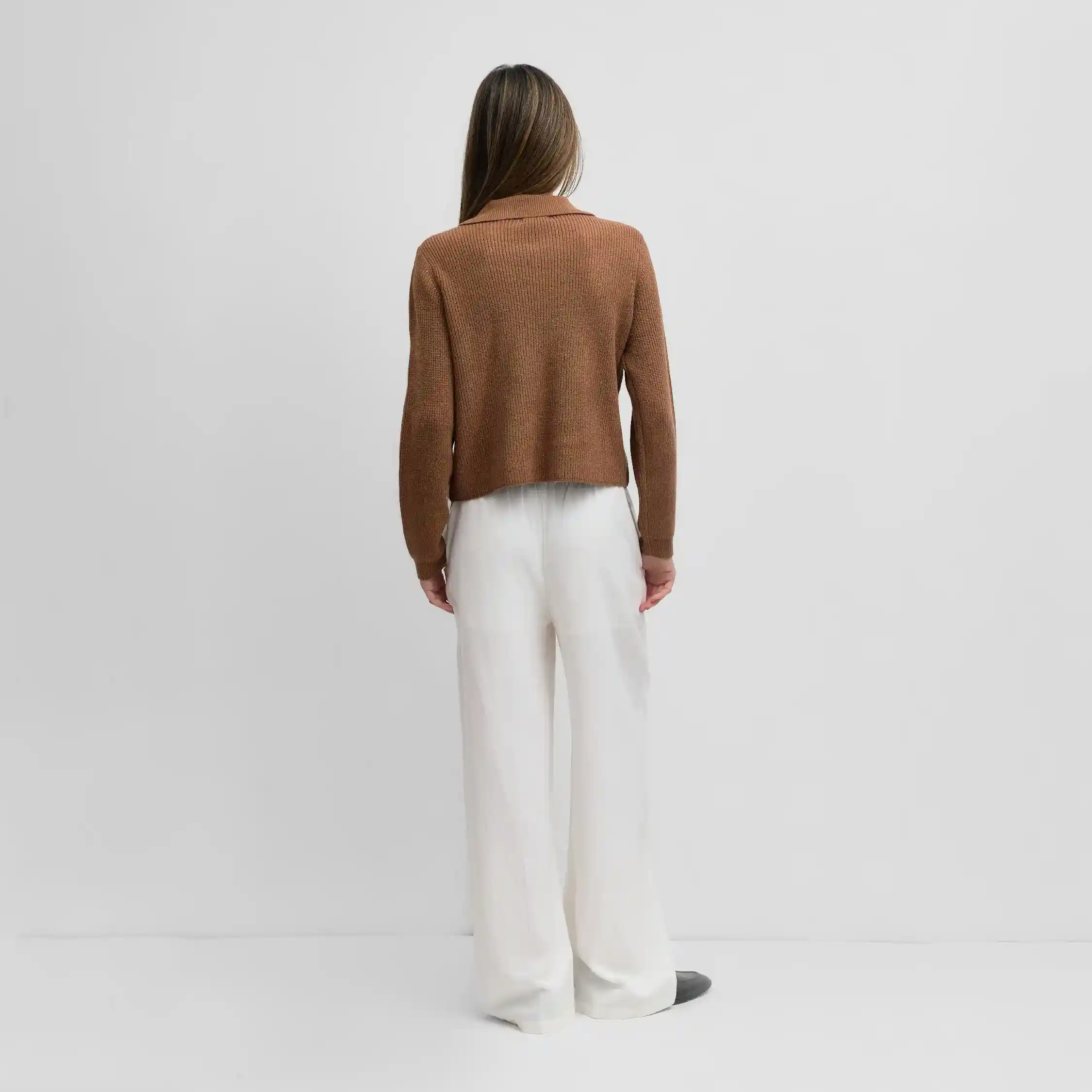 Mod Ref Womens The Raye Sweater, brown - Image 3