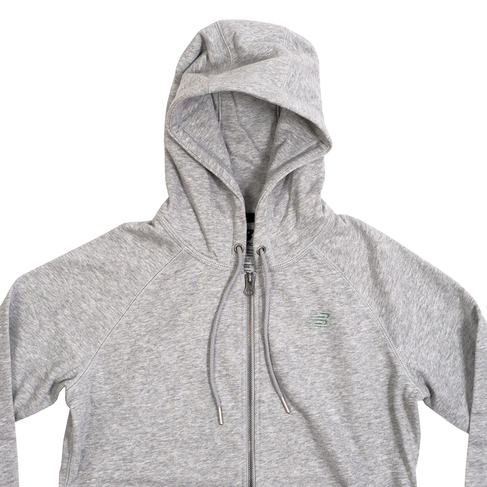 New Balance Womens Essentials Plus Full Zip Fleece Hoodie - Image 4