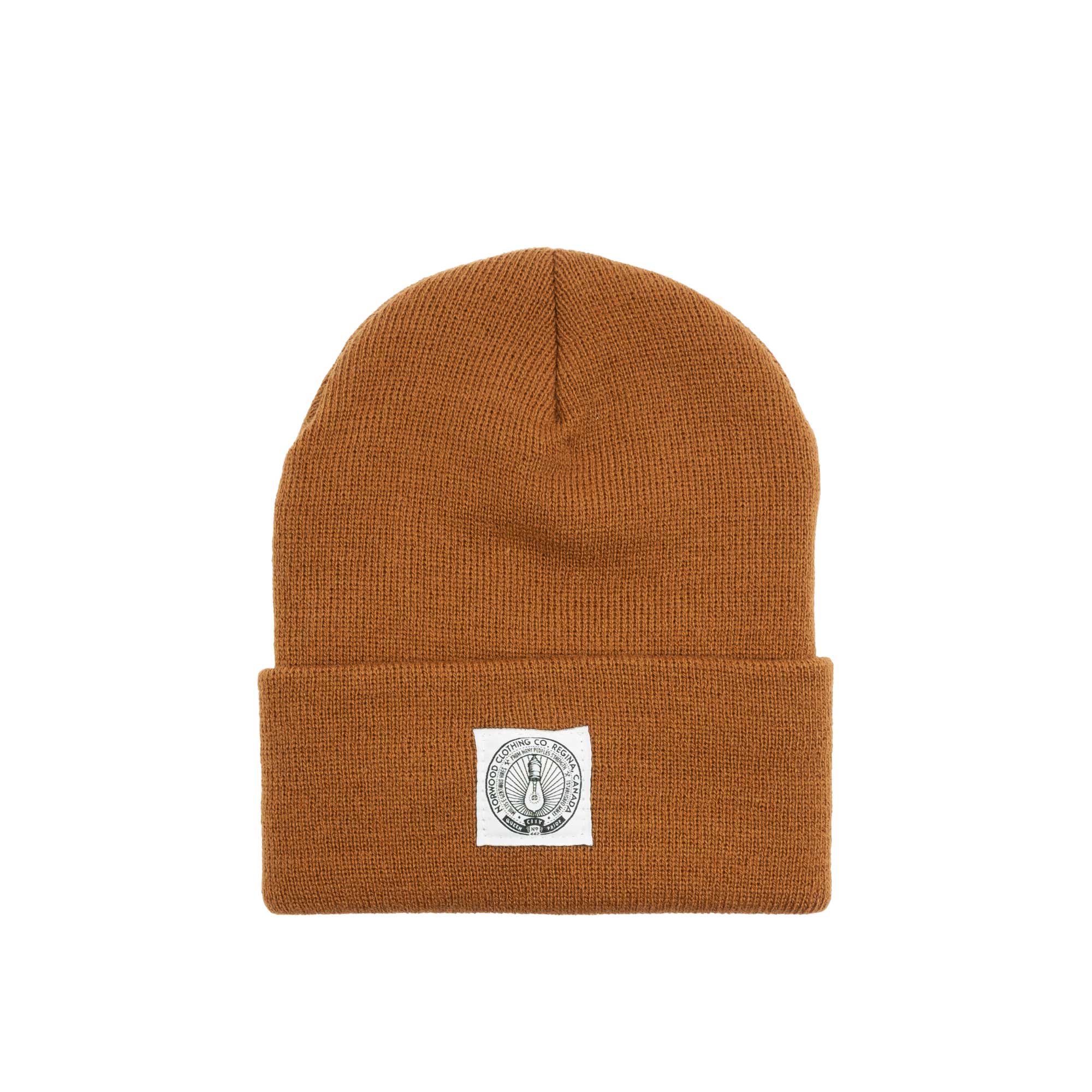 Norwood Light Bulb cuff beanie, copper