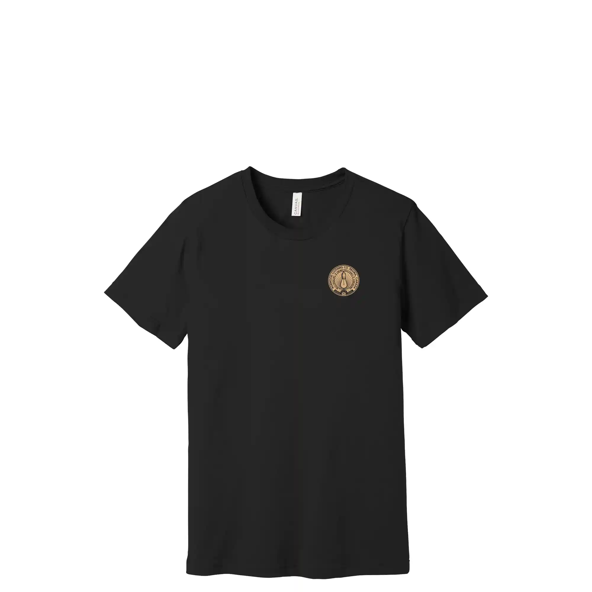 Norwood Light Bulb Slim Tee, black/tan - Image 2