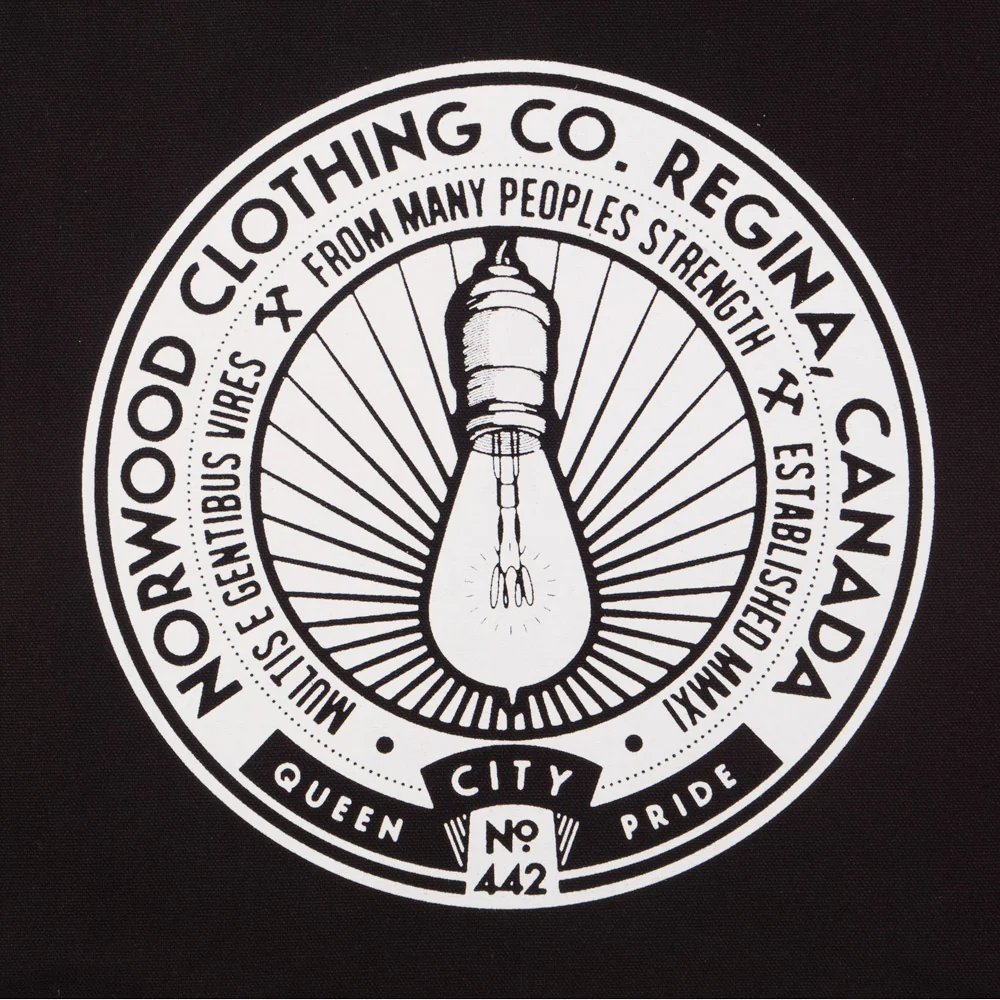 Norwood Light Bulb tote bag - black - Image 2