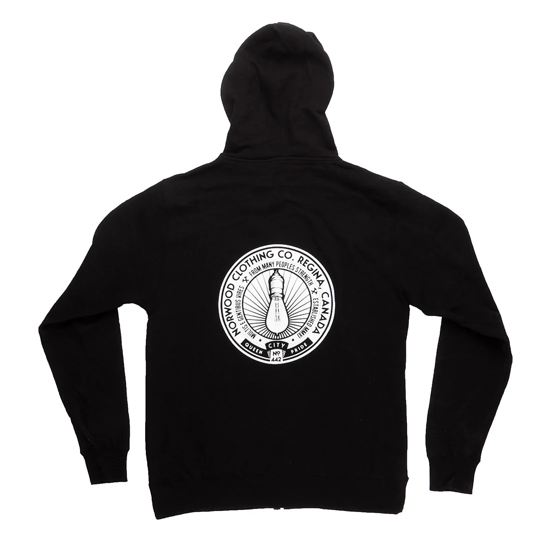 Norwood Light Bulb Zip Hoody - Image 3