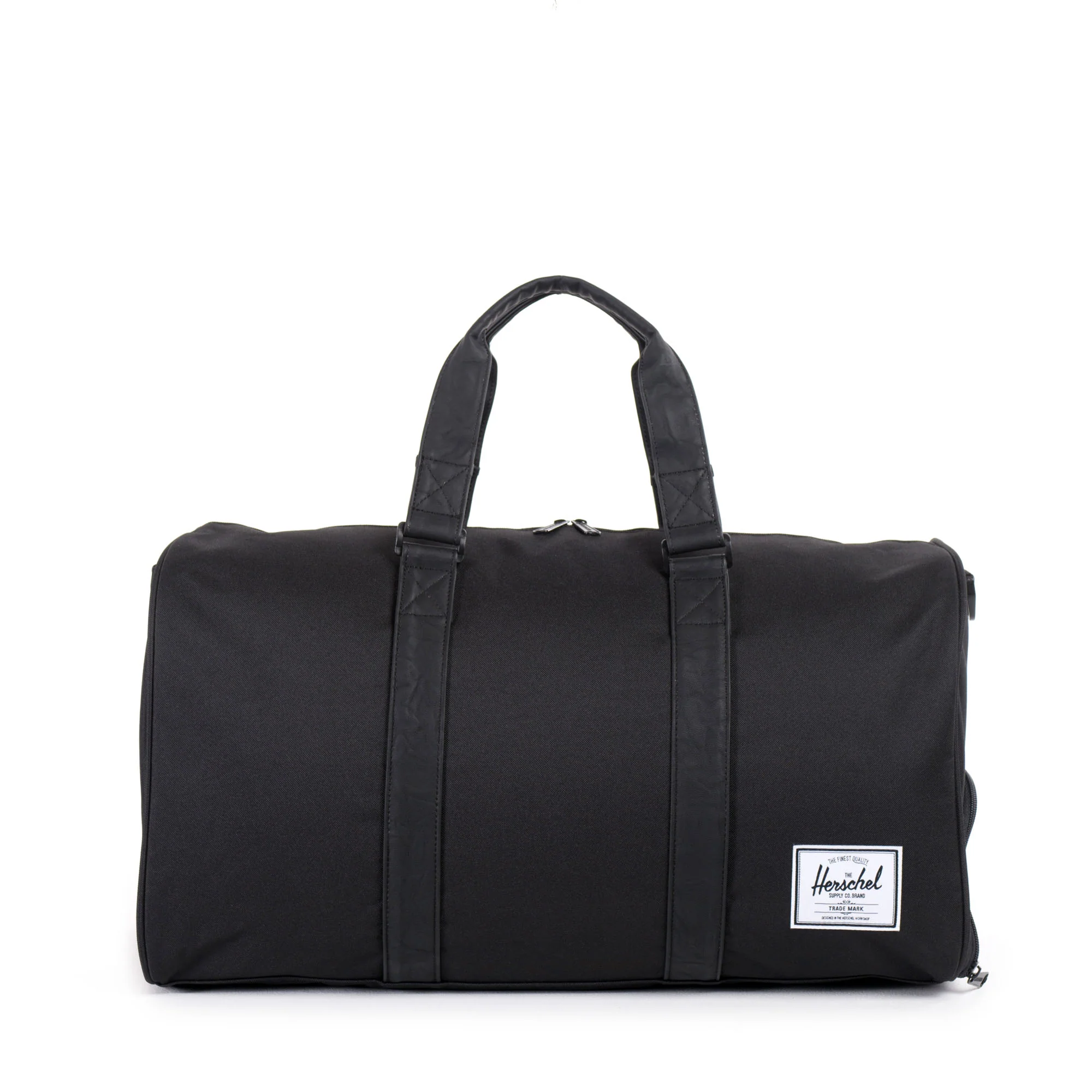 Herschel Novel Duffle, black/black synthetic leather