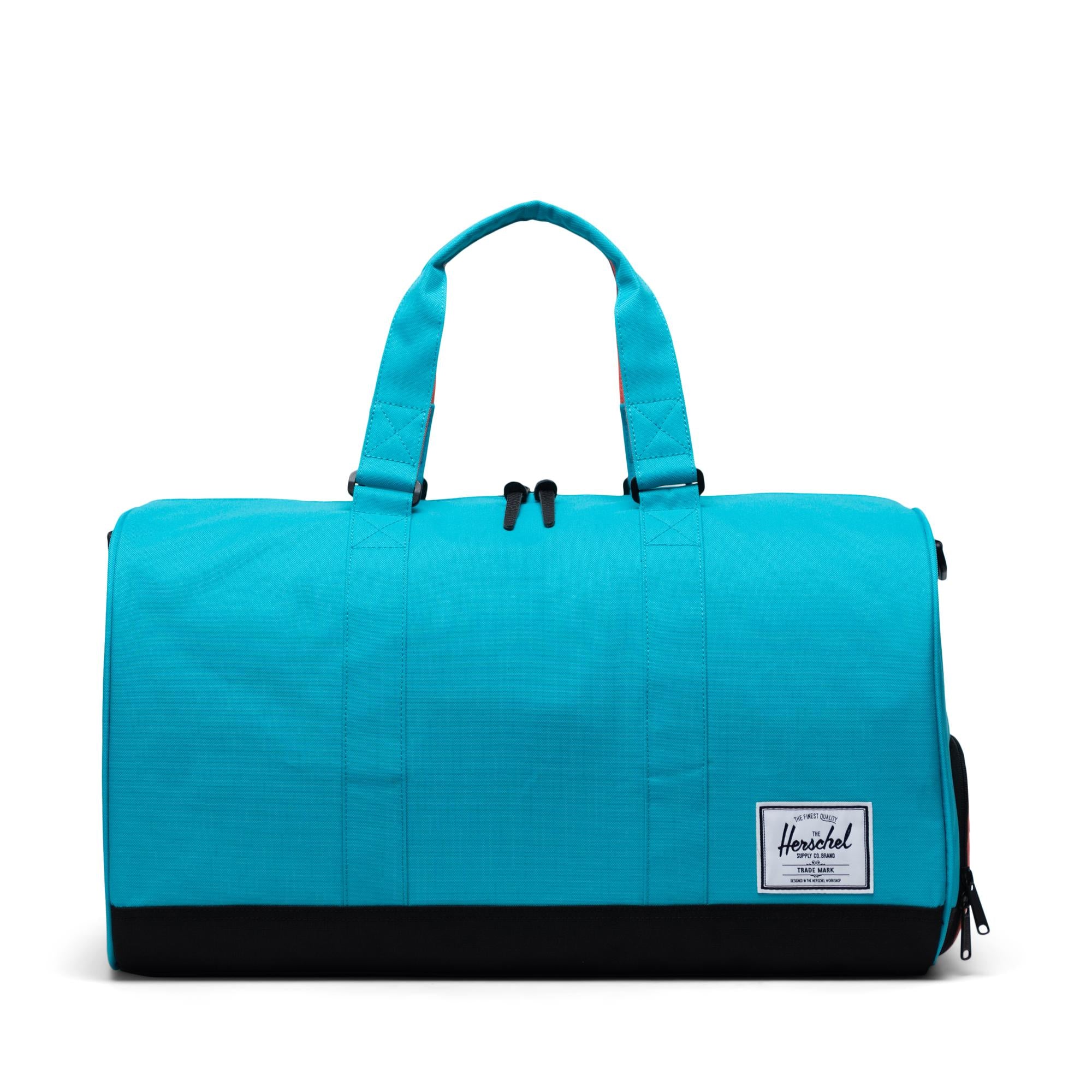 Herschel Novel Duffle, blue bird/black/emberglow