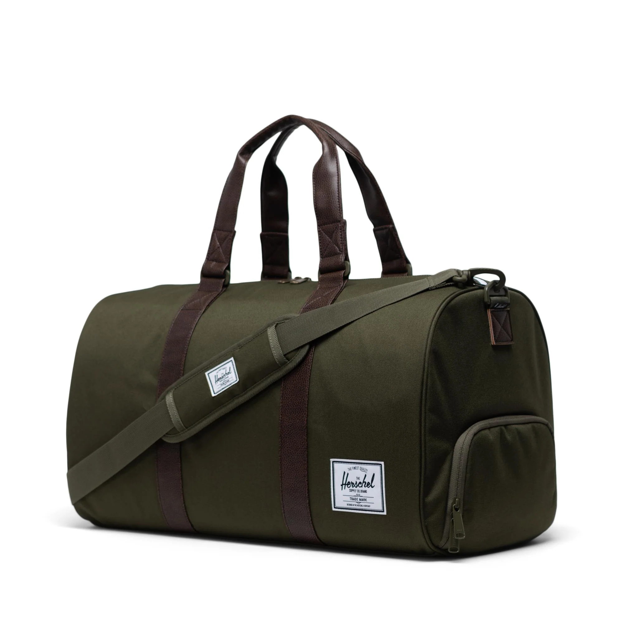 Herschel Novel Duffle, ivy green/chicory coffee - Image 3