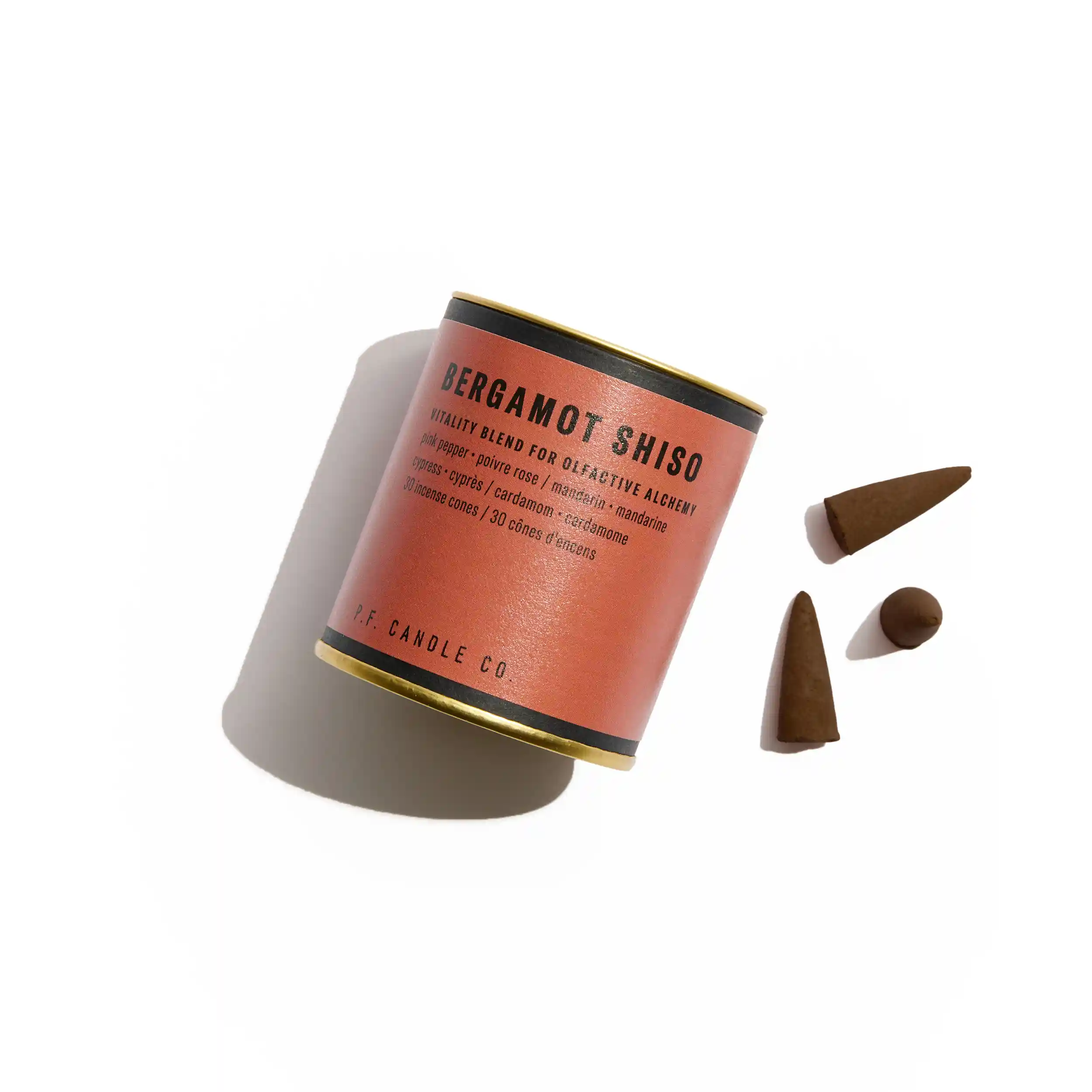 P.F. Candle Co. Bergamot Shiso Alchemy Incense Cones