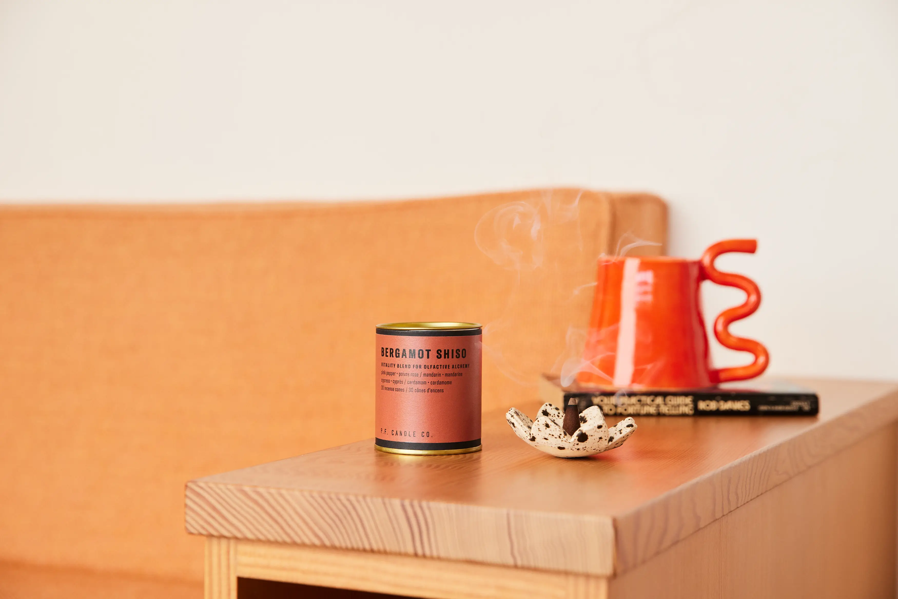 P.F. Candle Co. Bergamot Shiso Alchemy Incense Cones - Image 2
