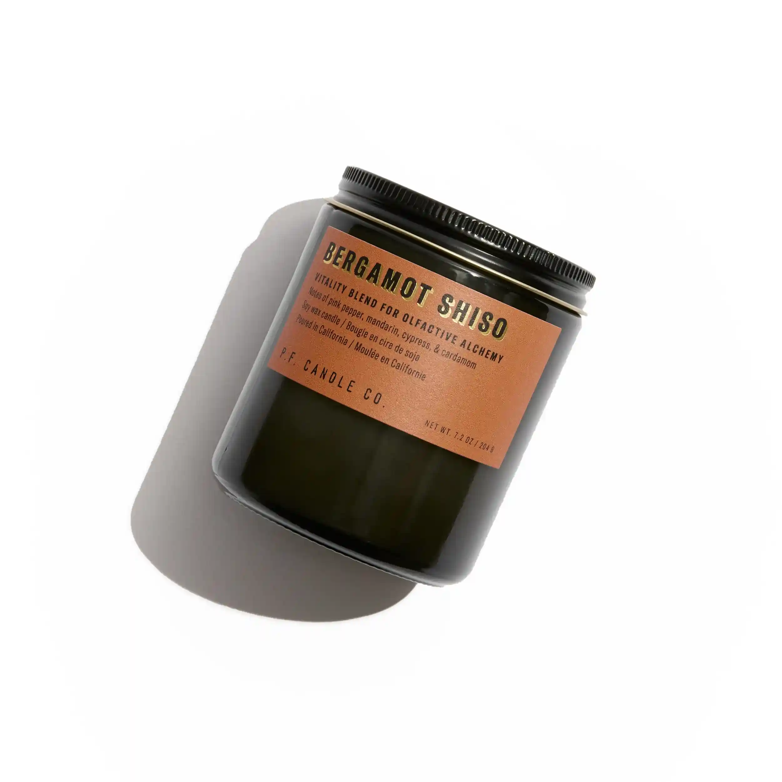 P.F. Candle Co. Bergamot Shiso Alchemy Soy Candle- 7.2 Oz