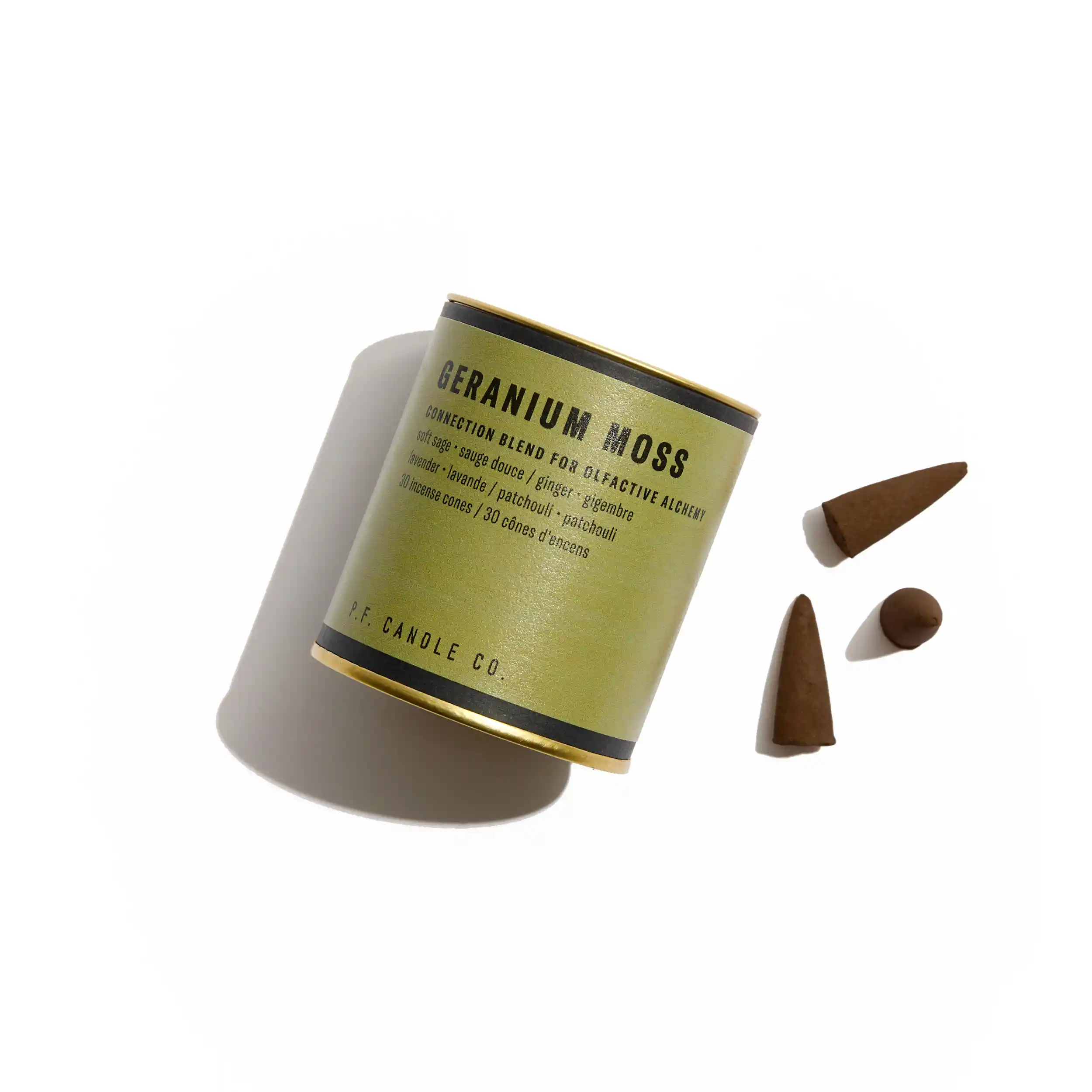 P.F. Candle Co. Geranium Moss Alchemy Incense Cones