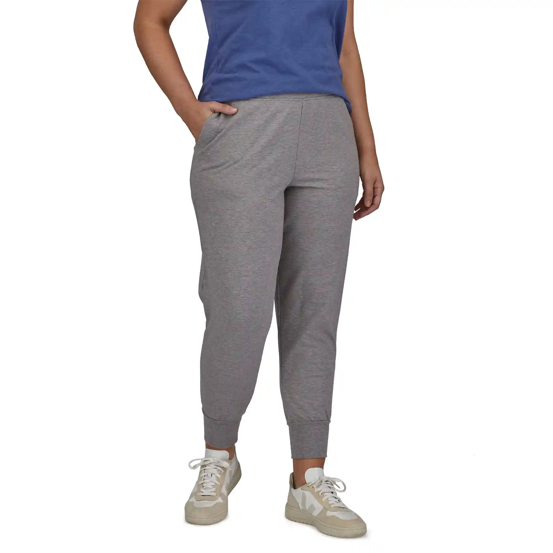 Patagonia Womens Ahnya Pants, salt grey - Image 4