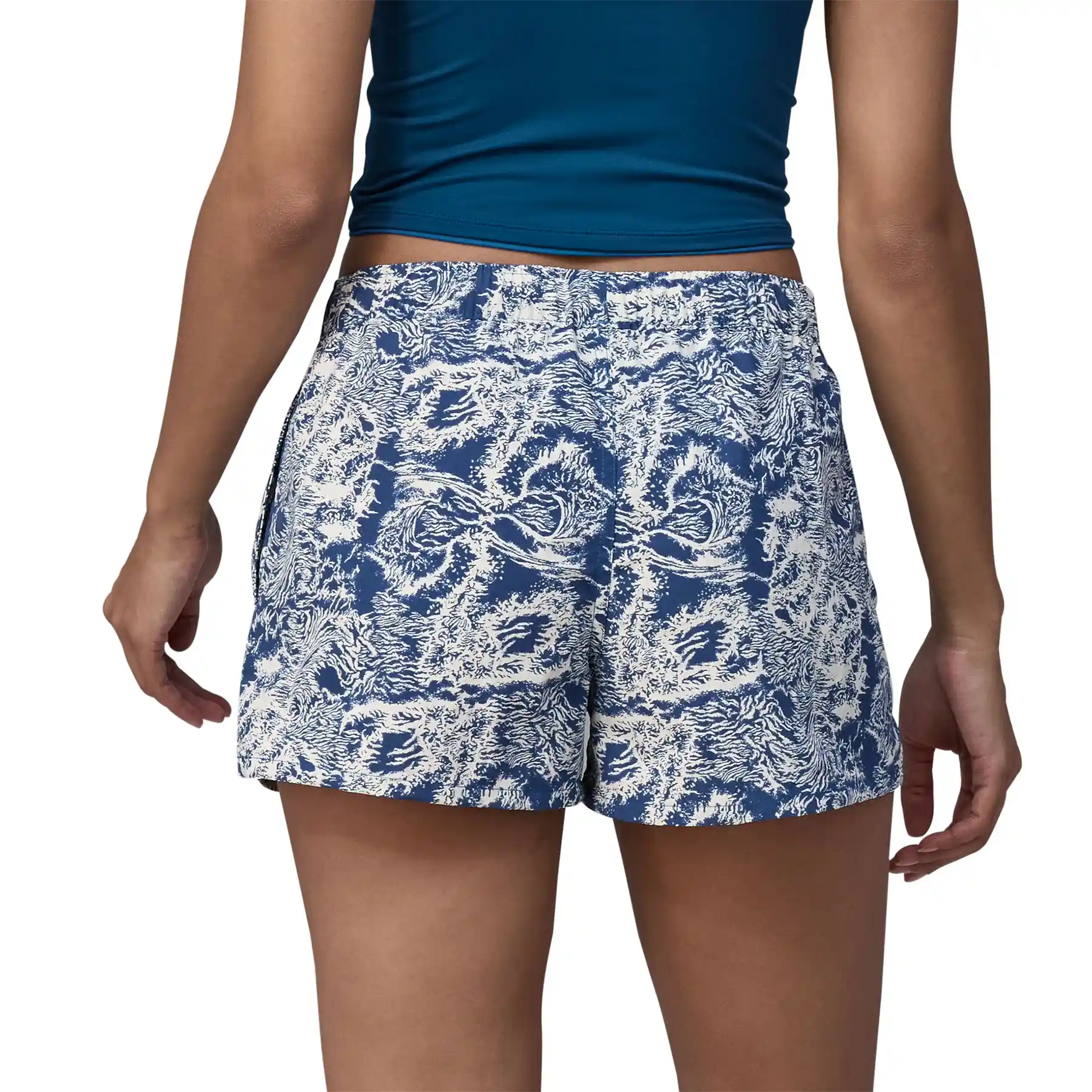 Patagonia Womens Barely Baggies Shorts - 2 1/2", crash: endless blue - Image 3