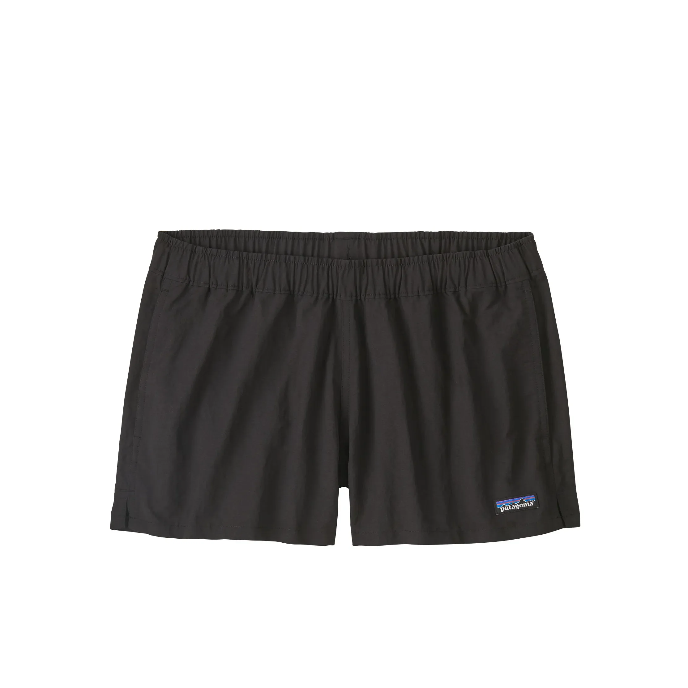 Patagonia Womens Barely Baggies Shorts - 2 1/2 In., black w/black