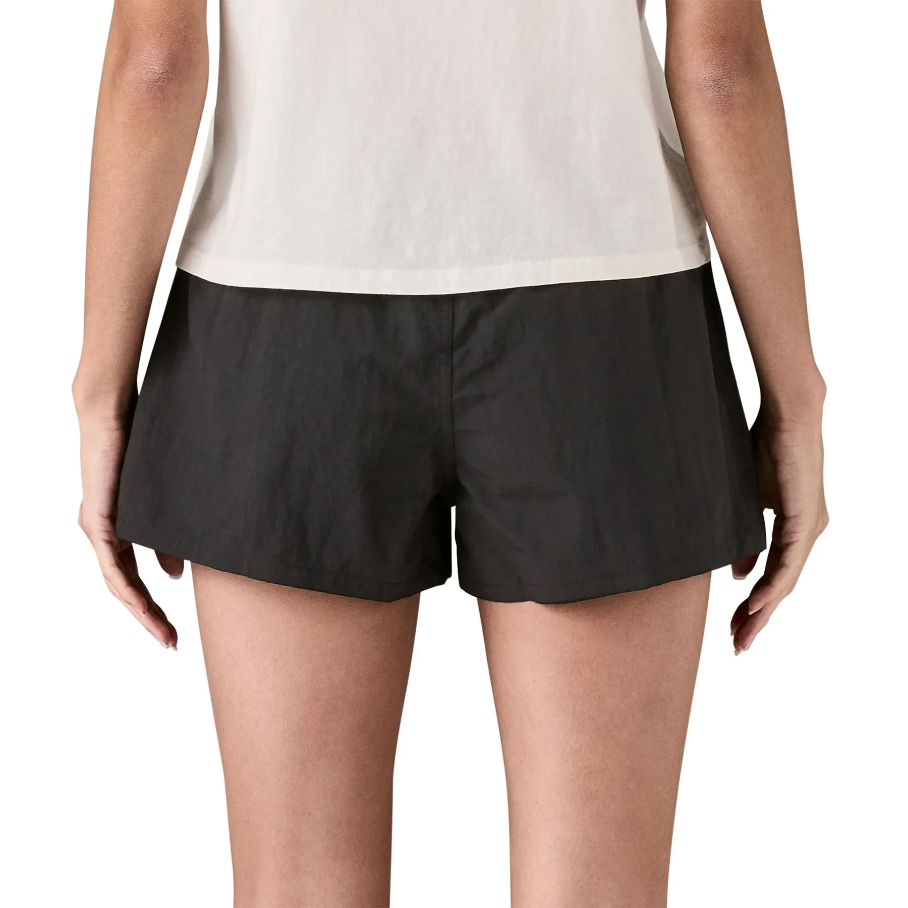 Patagonia Womens Barely Baggies Shorts - 2 1/2 In., black w/black - Image 2