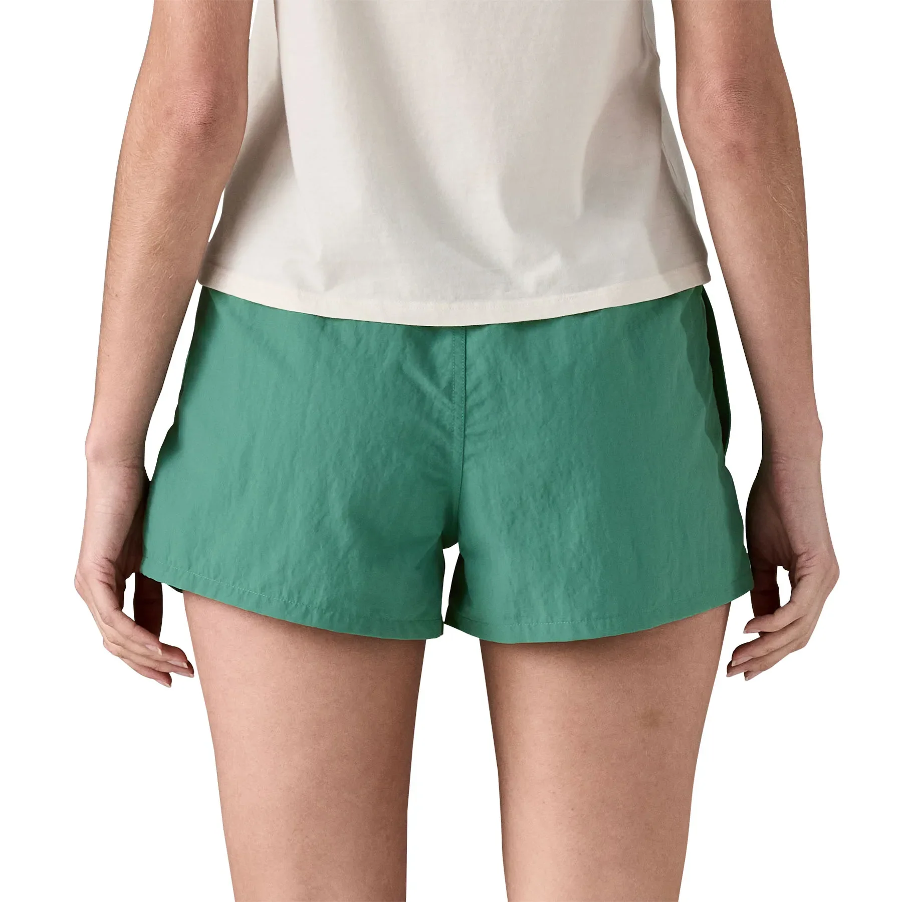 Patagonia Womens Barely Baggies Shorts - 2 1/2 In., heartleaf green - Image 3