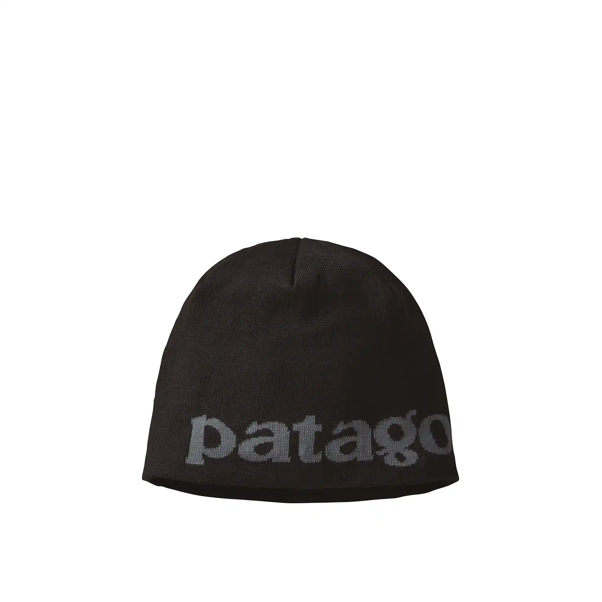Patagonia Beanie Hat, logo belwe: black