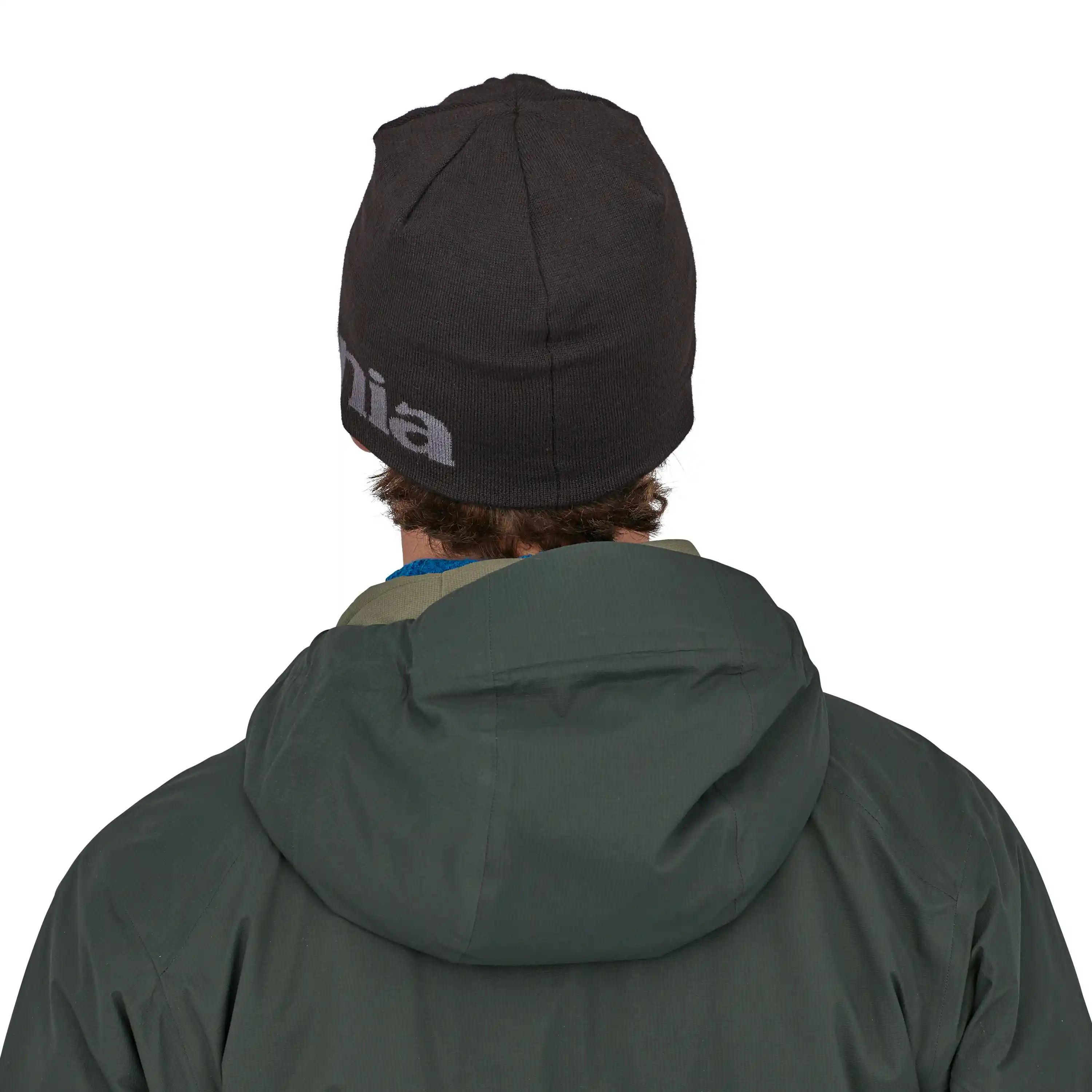 Patagonia Beanie Hat, logo belwe: black - Image 3