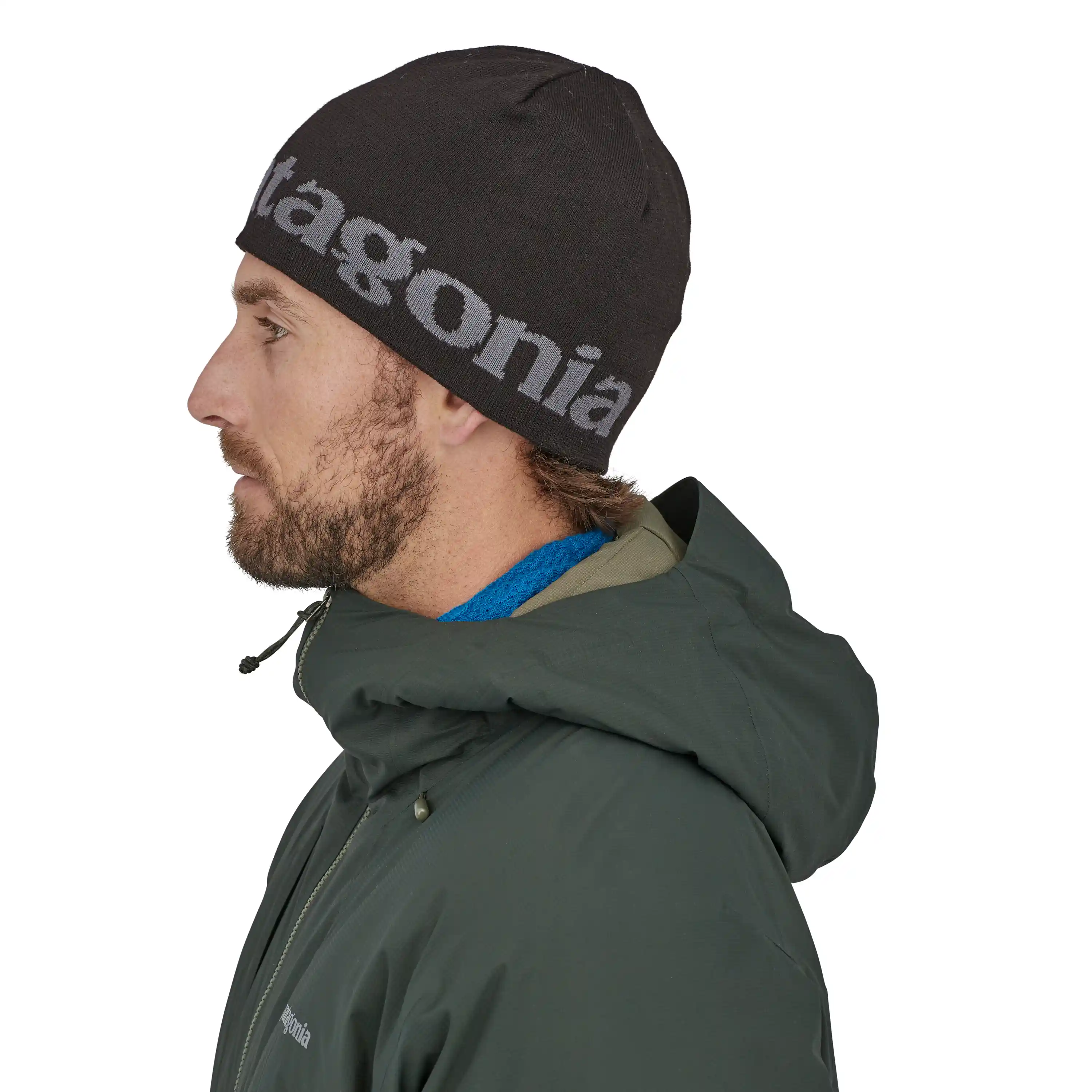 Patagonia Beanie Hat, logo belwe: black - Image 4