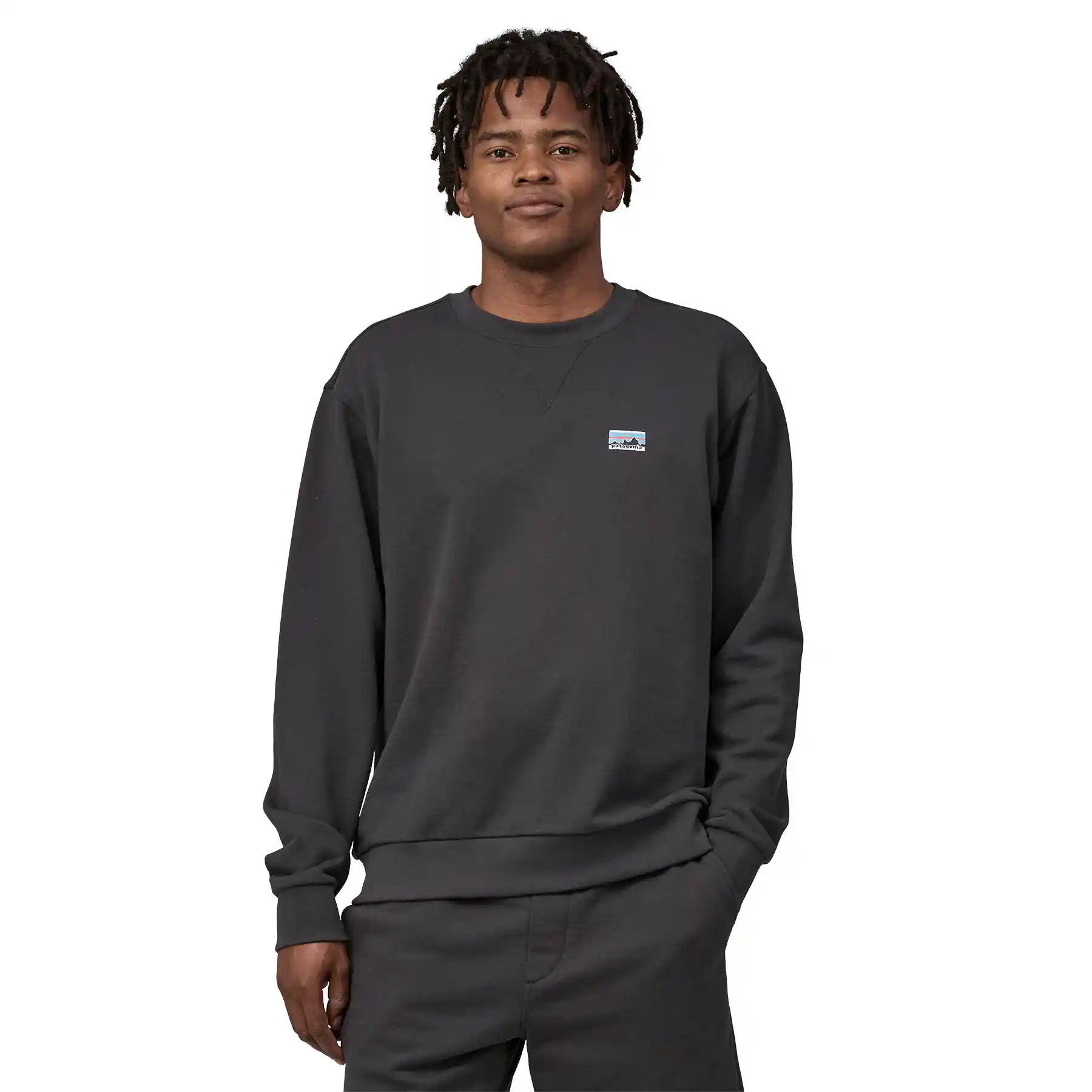 Patagonia Daily Crewneck Sweatshirt, ink black - Image 2