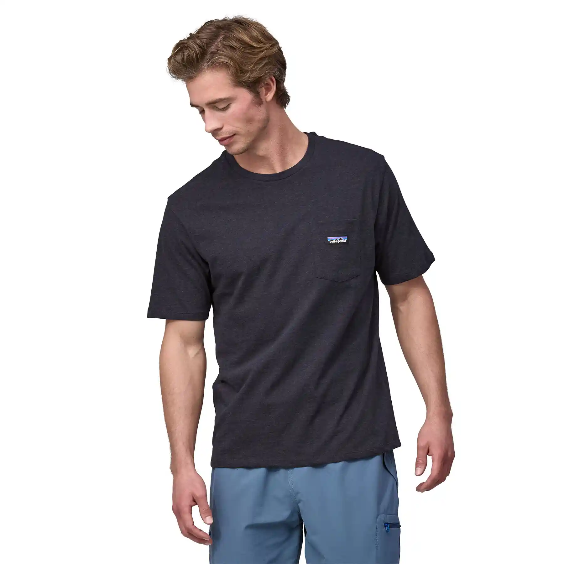 Patagonia Daily Pocket Tee, ink black - Image 2