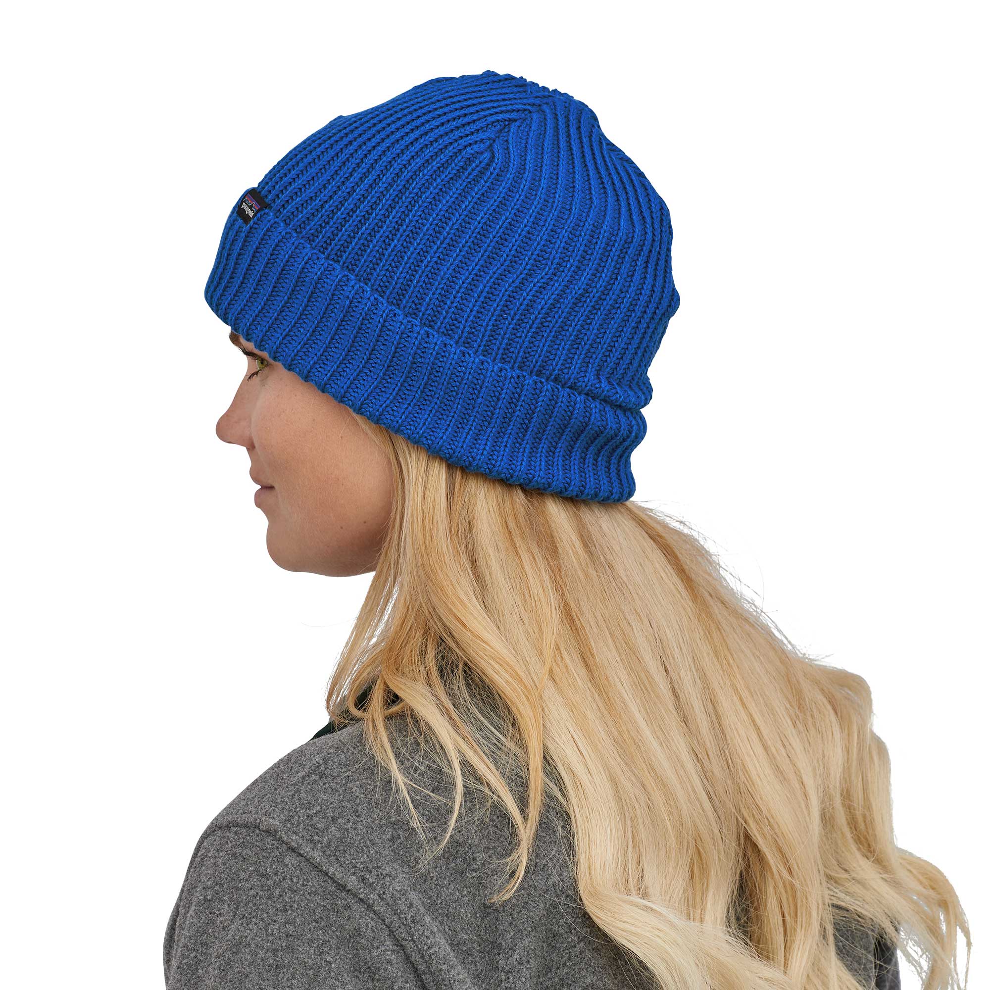 Patagonia Fishermans Rolled Beanie, Alpine Blue - Image 3