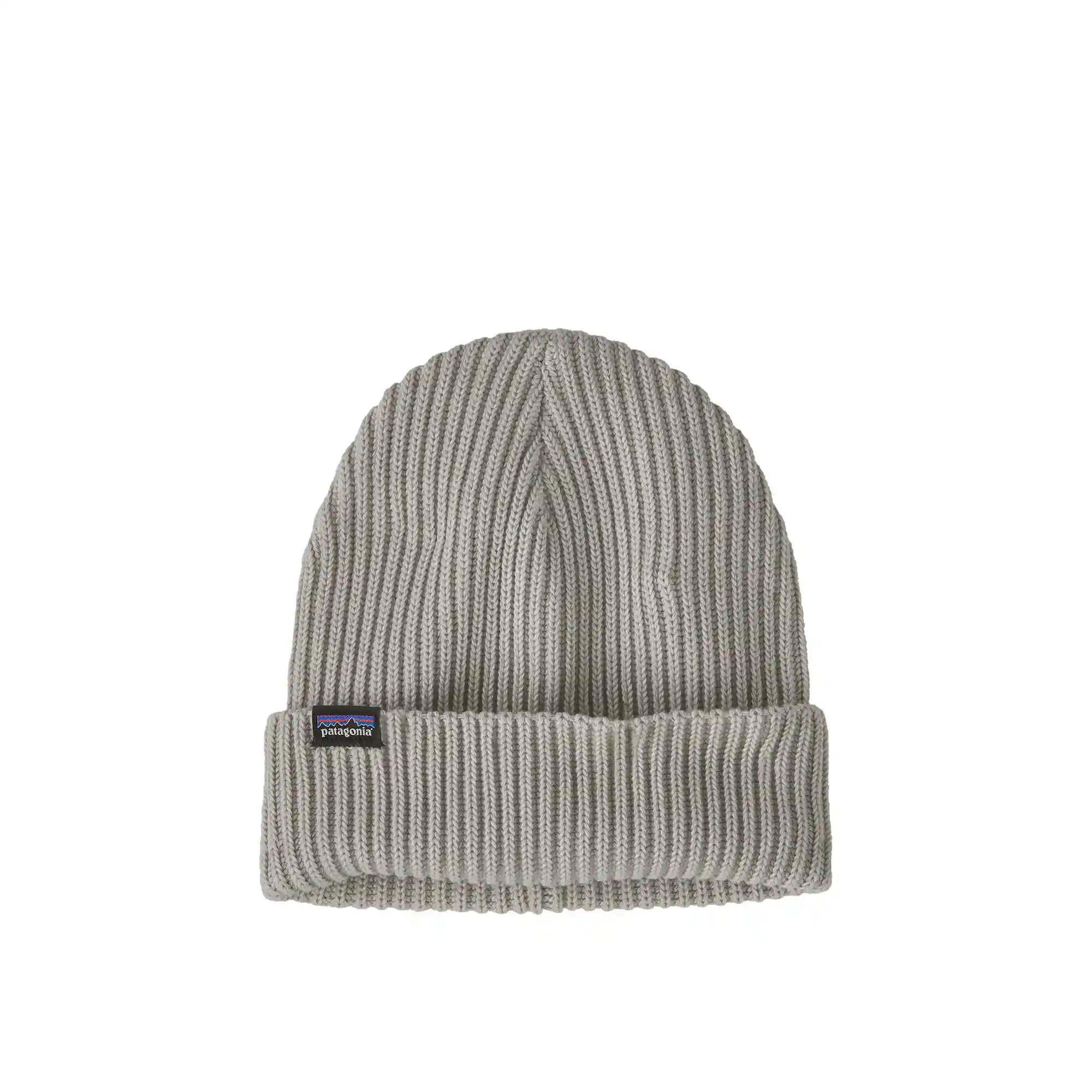 Patagonia Fishermans Rolled Beanie, crisp grey