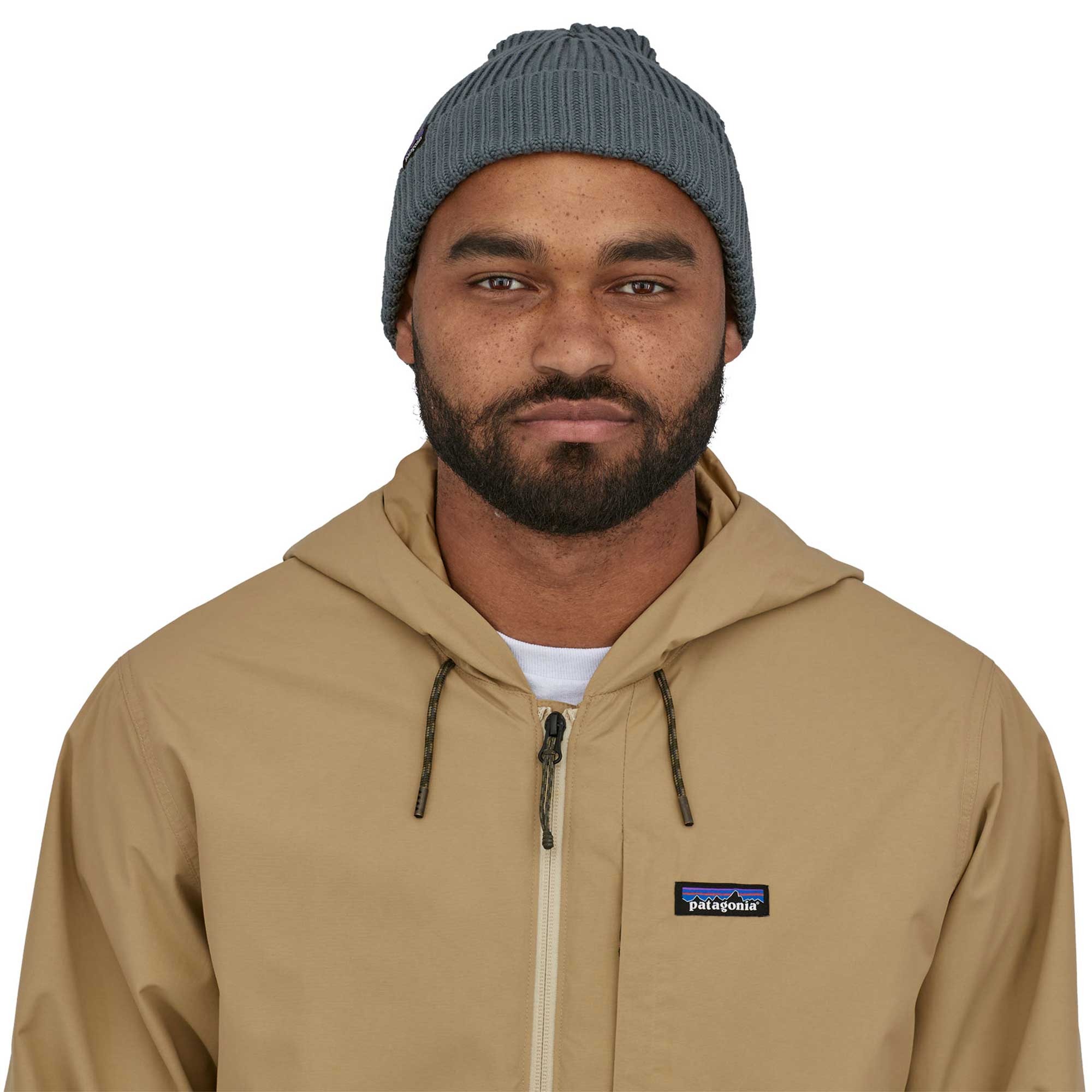 Patagonia Fishermans Rolled Beanie, Plume Grey - Image 2