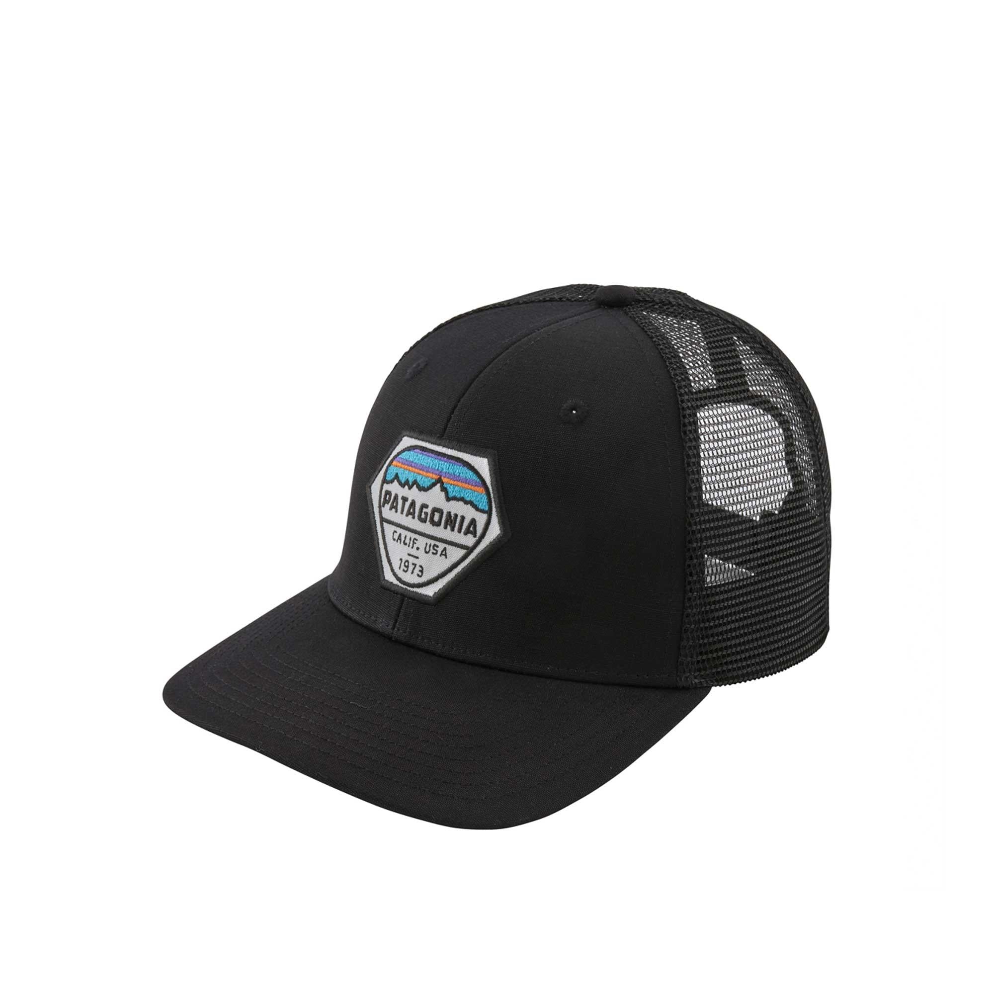 Patagonia Fitz Roy Hex Trucker Hat - Black