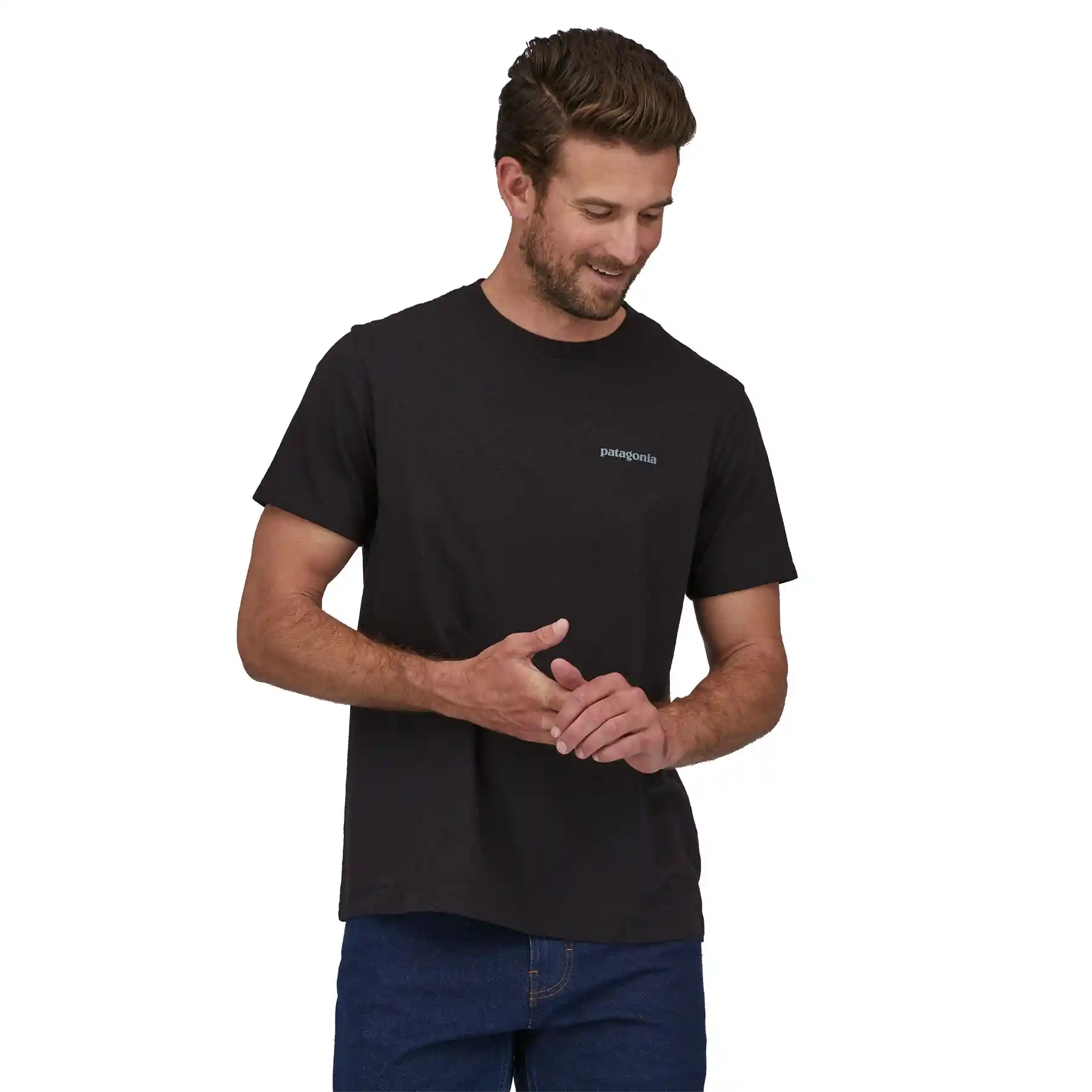 Patagonia Fitz Roy Icon Responsibili-Tee, ink black - Image 3