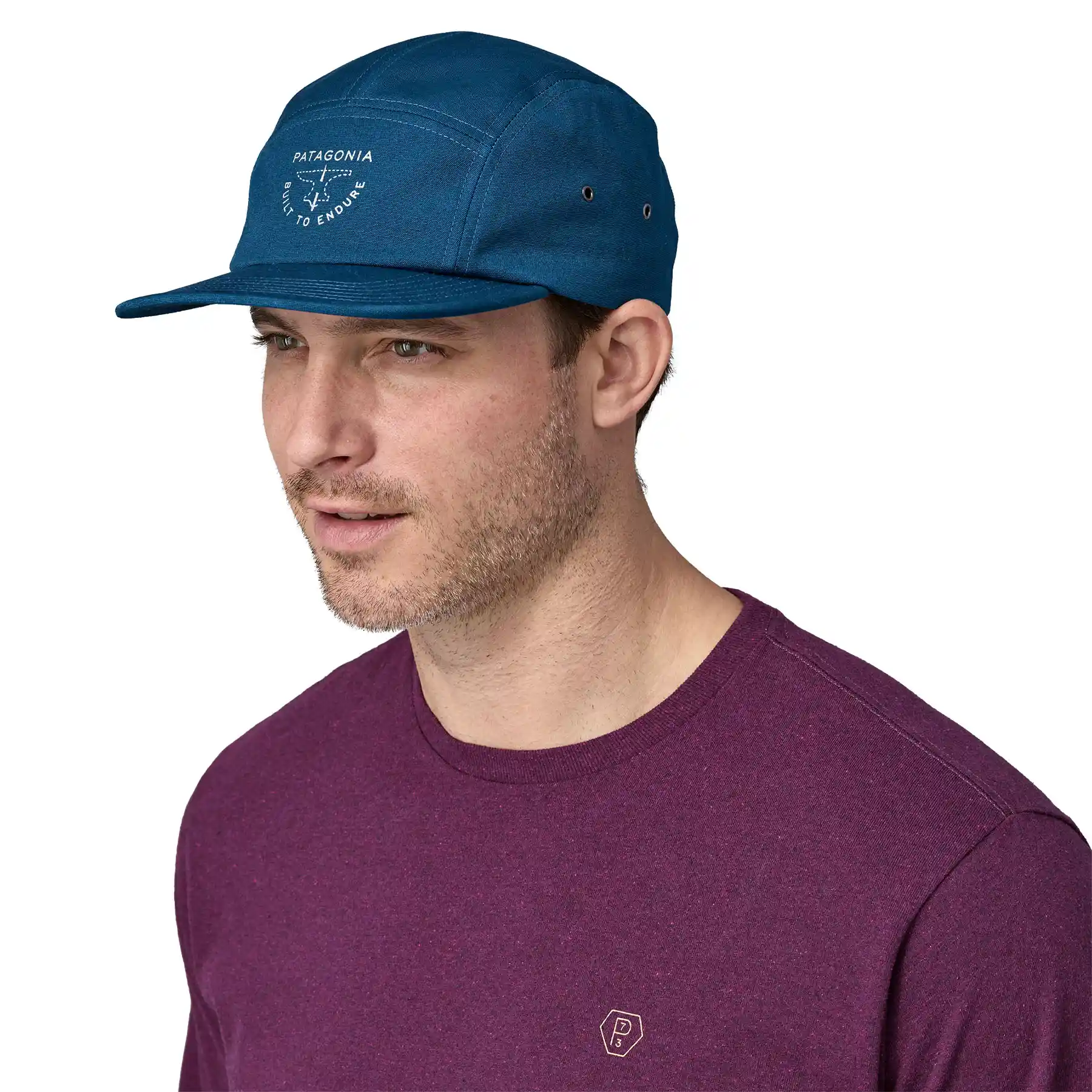 Patagonia Graphic Maclure Hat, forge mark crest: lagom blue - Image 2