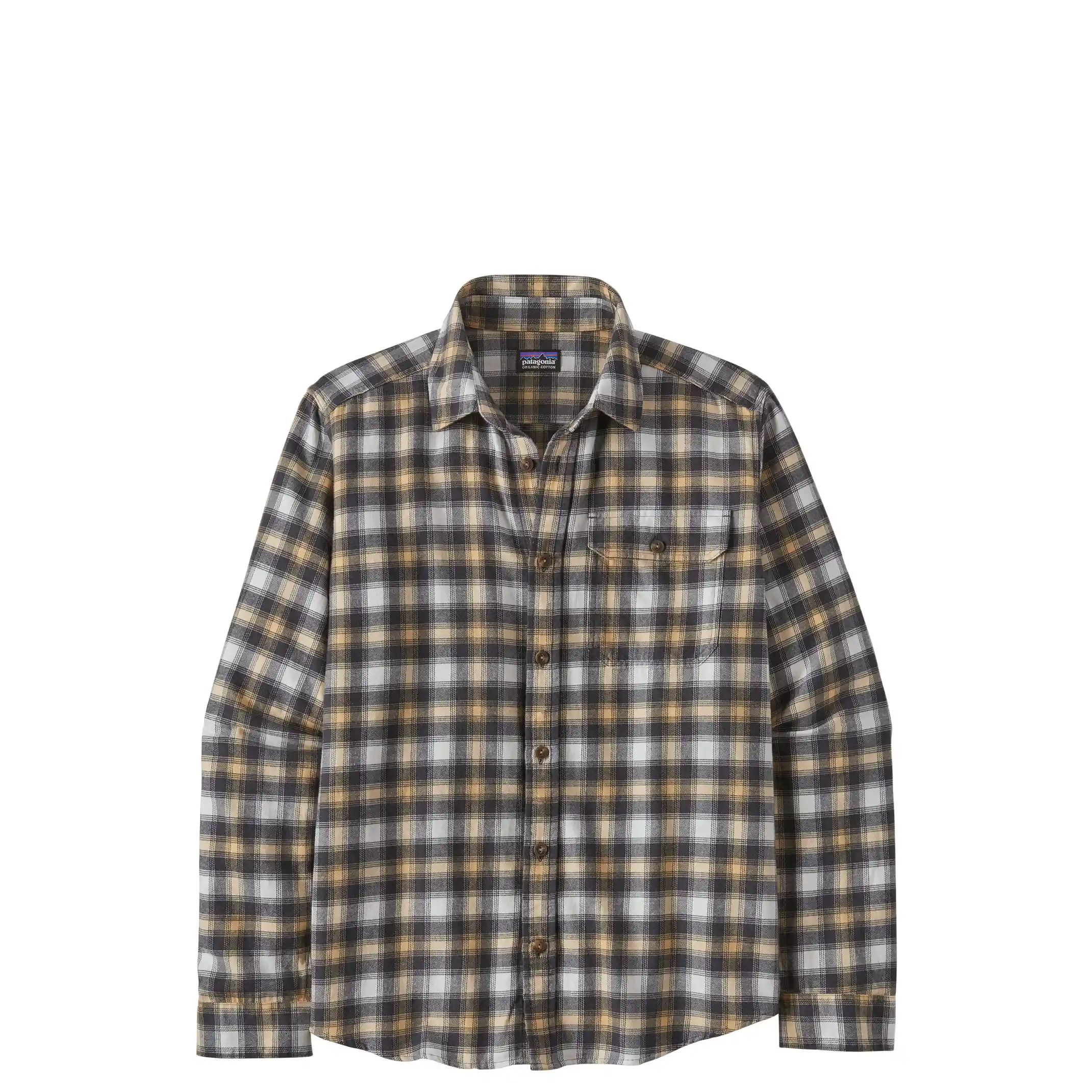 Patagonia Lightweight Fjord Flannel Shirt, beach day: sandy melon