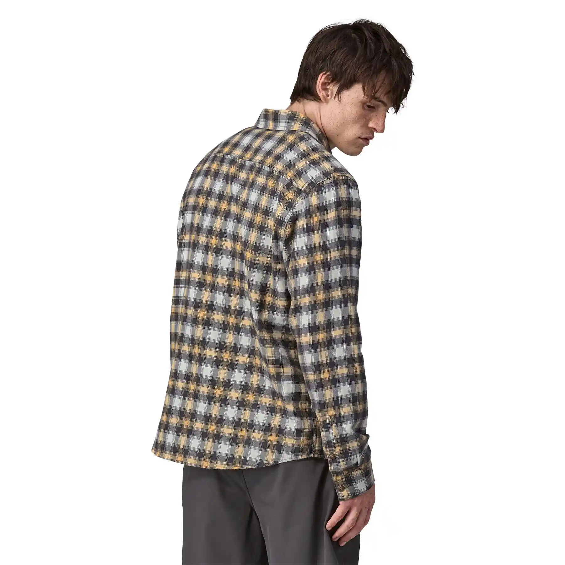 Patagonia Lightweight Fjord Flannel Shirt, beach day: sandy melon - Image 3