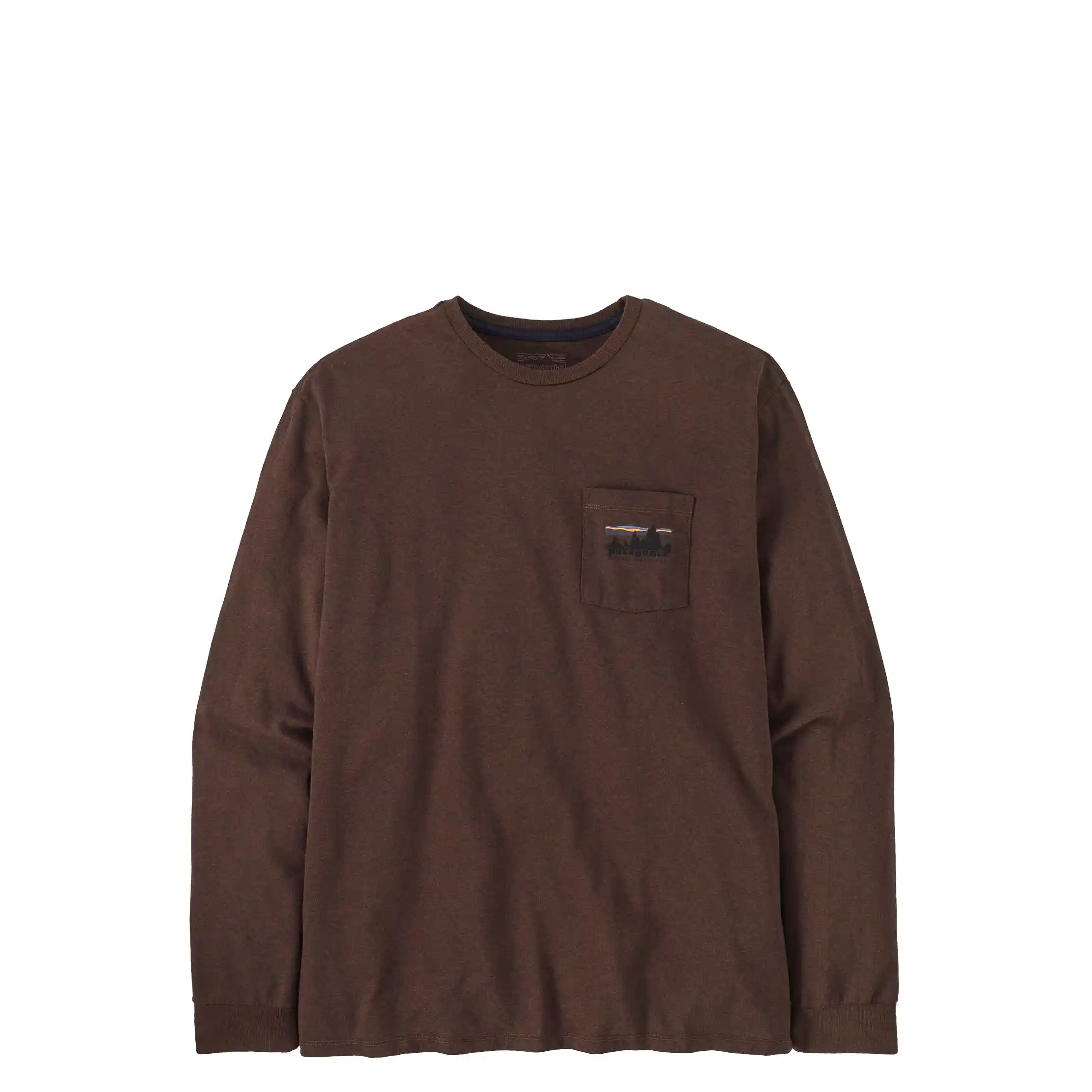 Patagonia Long Sleeve '73 Skyline Pocket Responsibili-Tee, molasses brown - Image 2