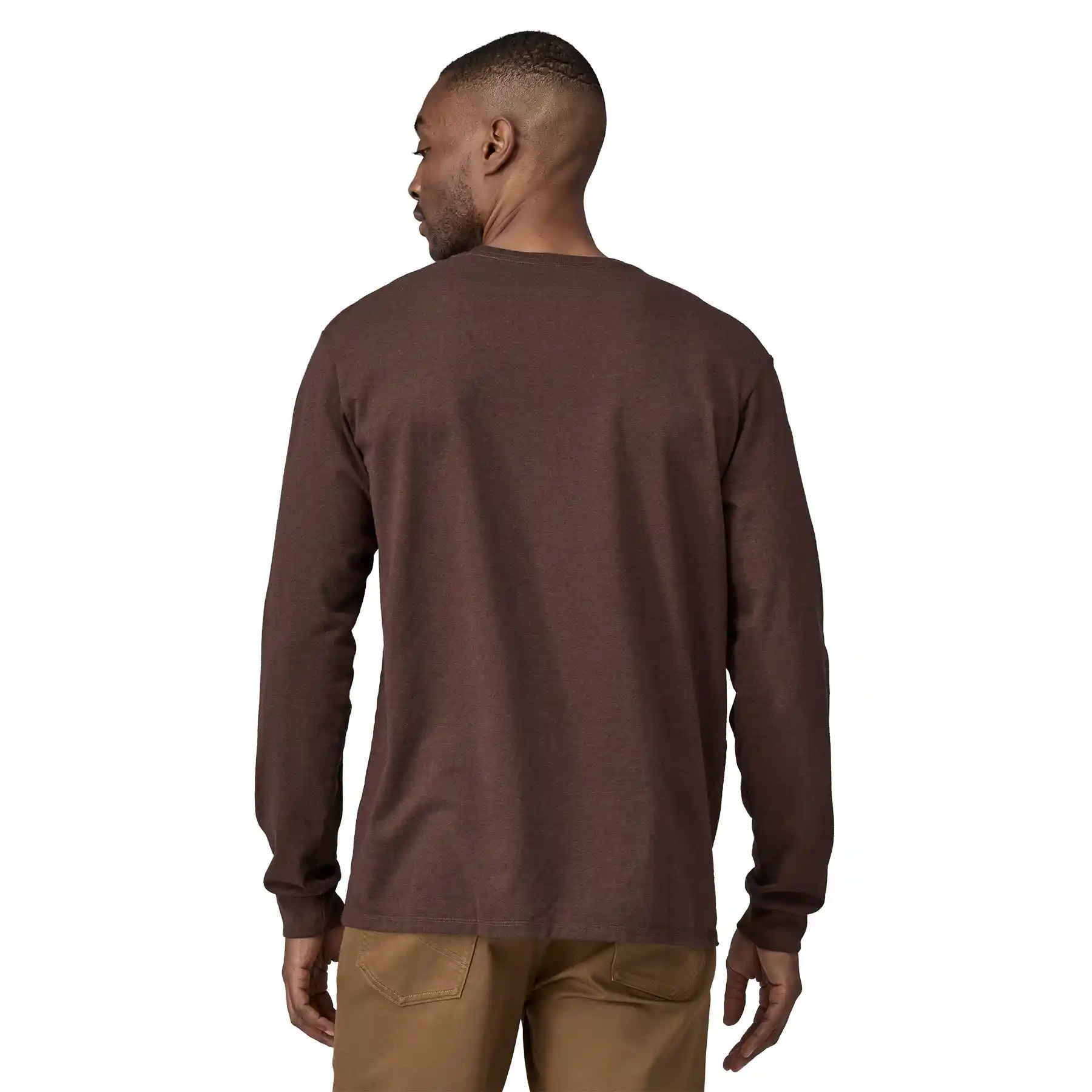 Patagonia Long Sleeve '73 Skyline Pocket Responsibili-Tee, molasses brown - Image 3
