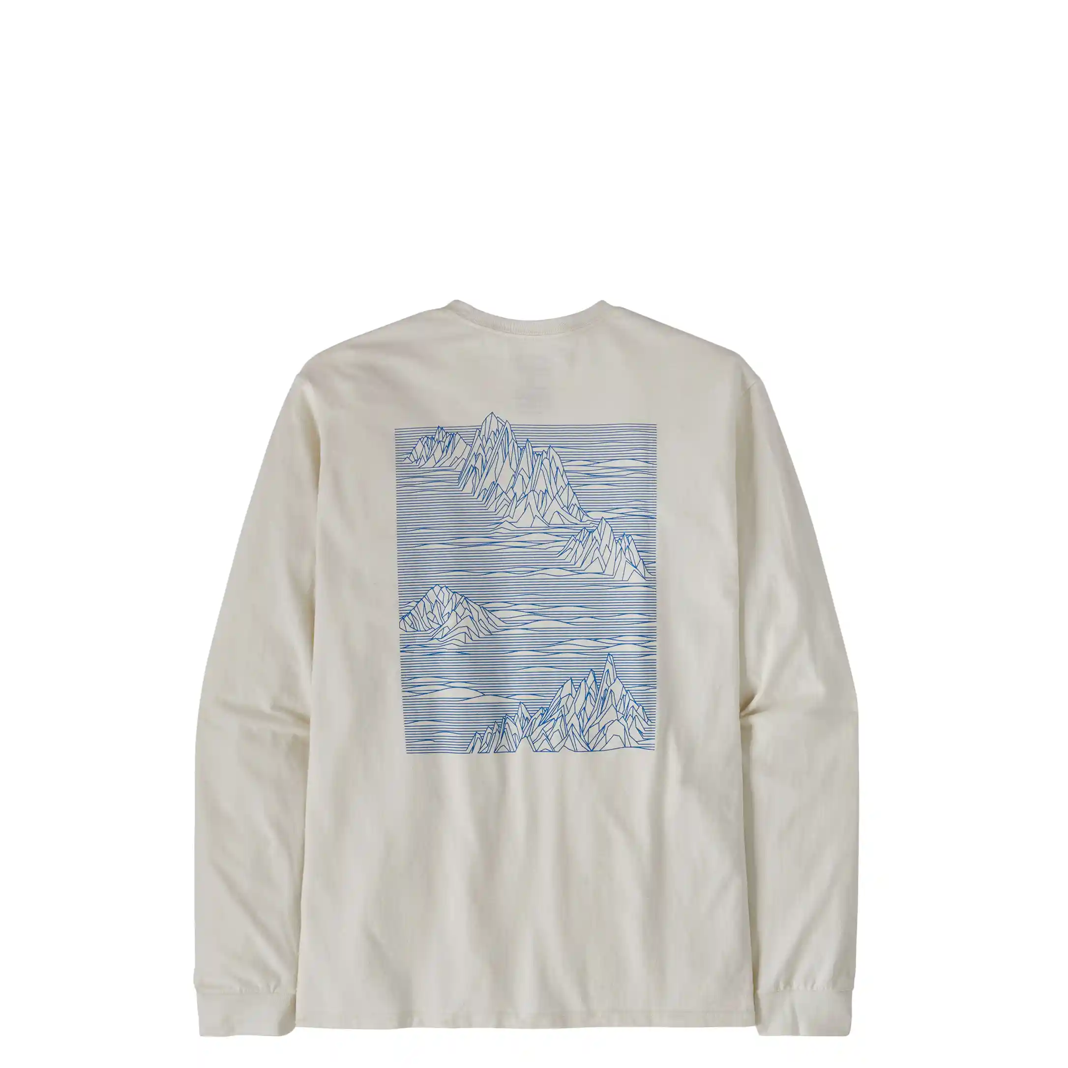 Patagonia Long Sleeve Strataspire Responsibili-Tee, birch white