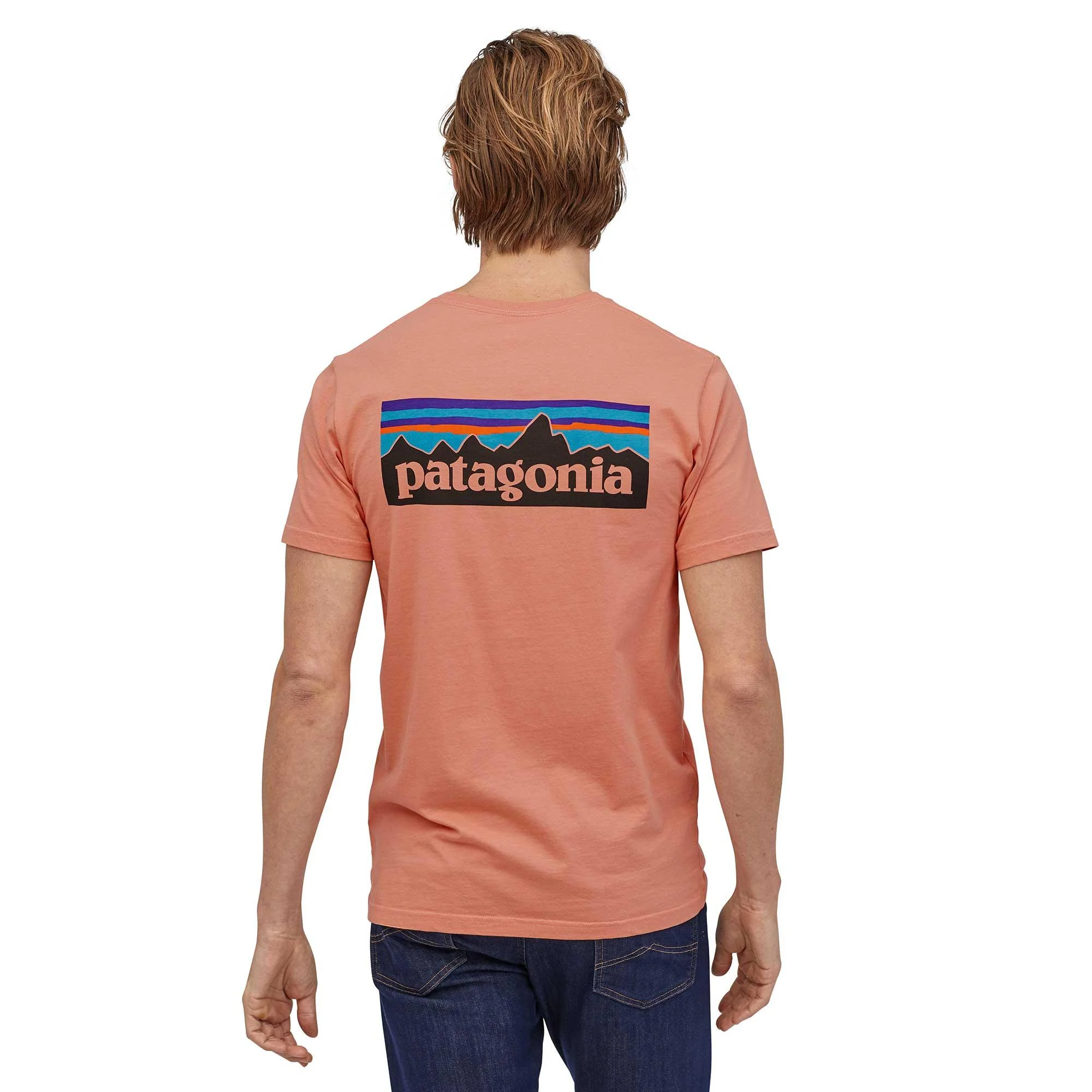 Patagonia Men's P-6 Logo Organic t-shirt - Image 3