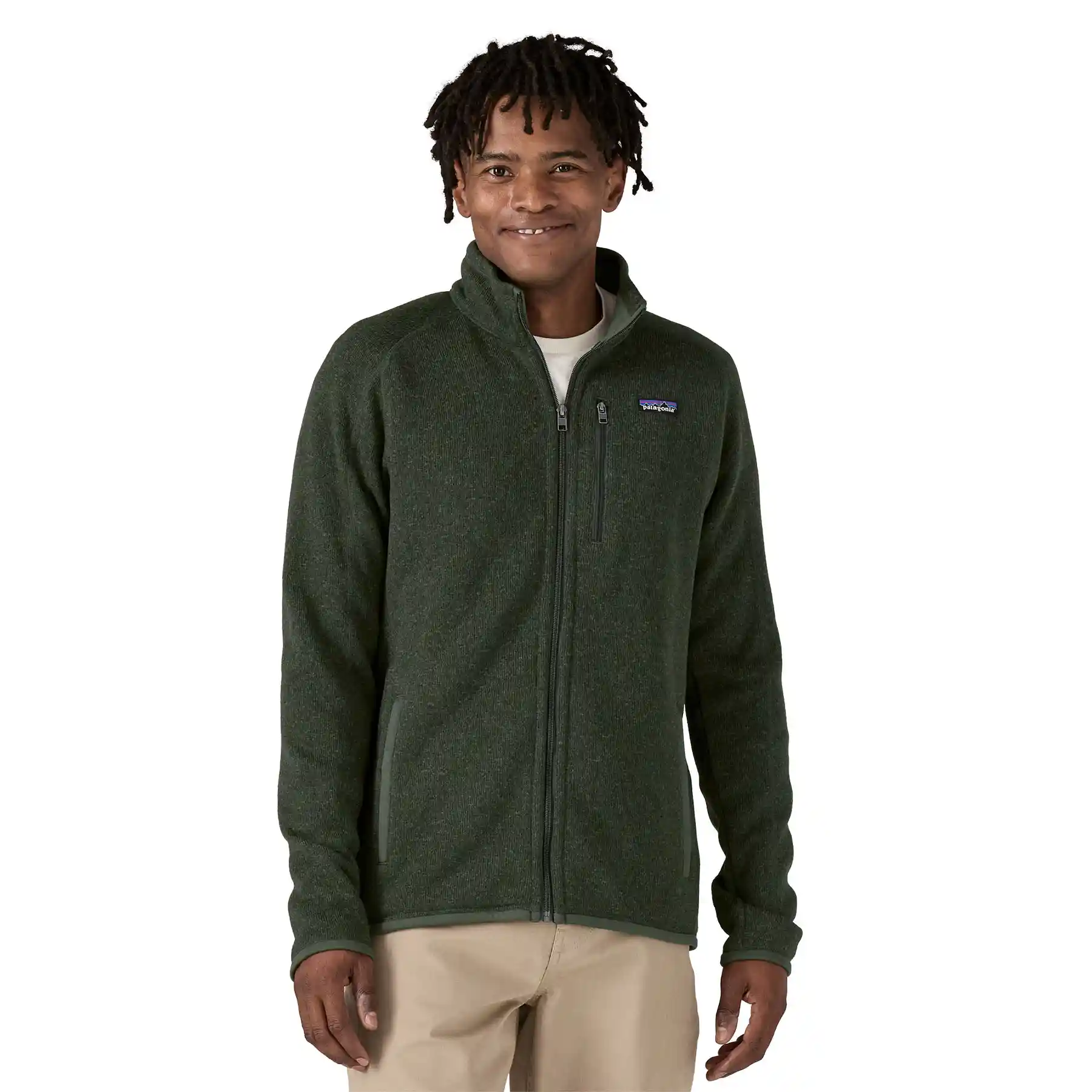 Patagonia Men's Better Sweater Jacket, torrey pine green - Image 2