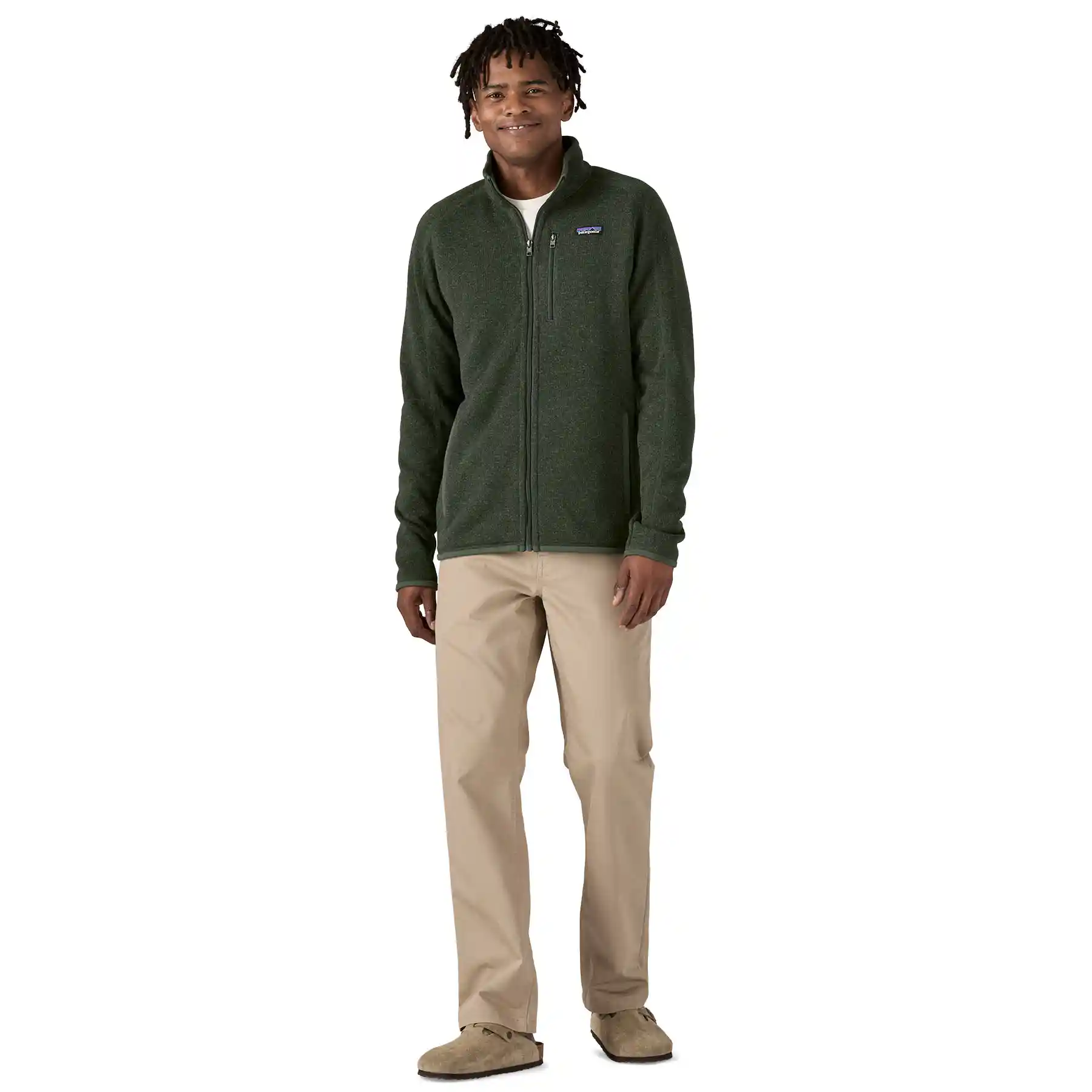 Patagonia Men's Better Sweater Jacket, torrey pine green - Image 4