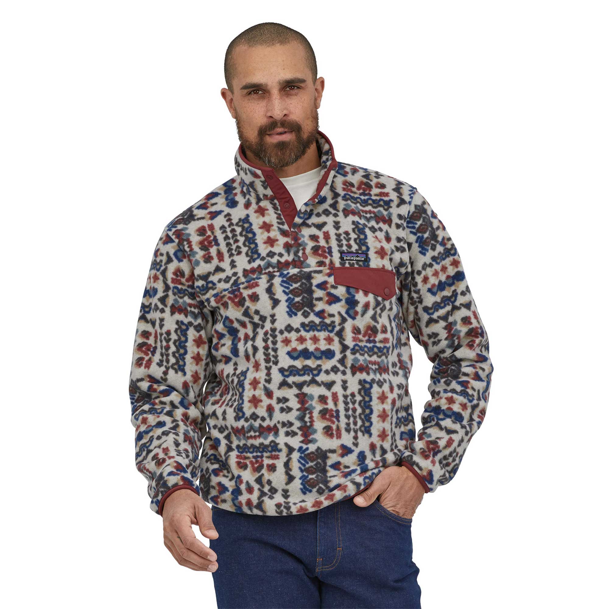 Patagonia Mens Lightweight Synchilla Snap-T Pullover - Image 2