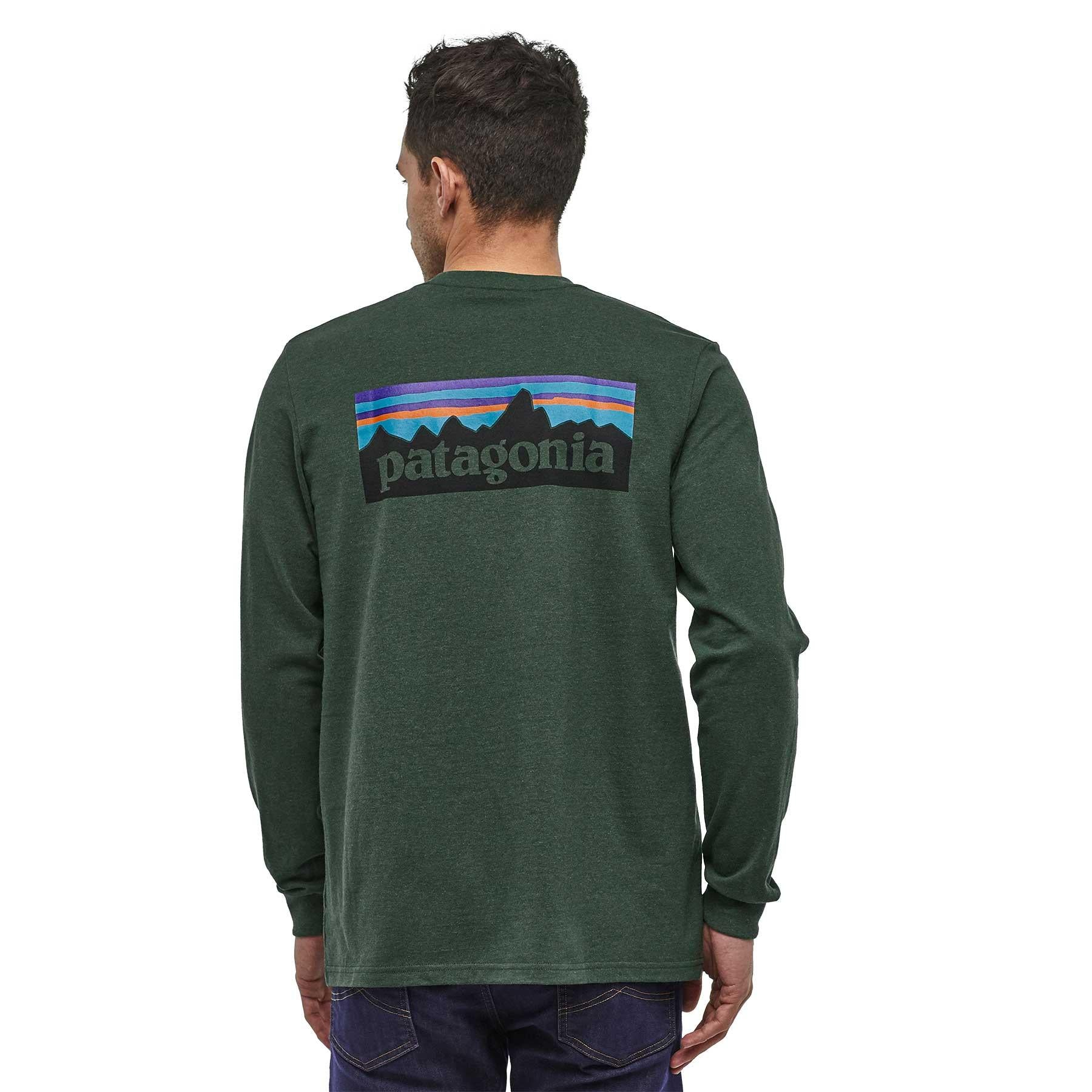 Patagonia Mens Longsleeve P-6 Logo Responsibili-tee - Image 3