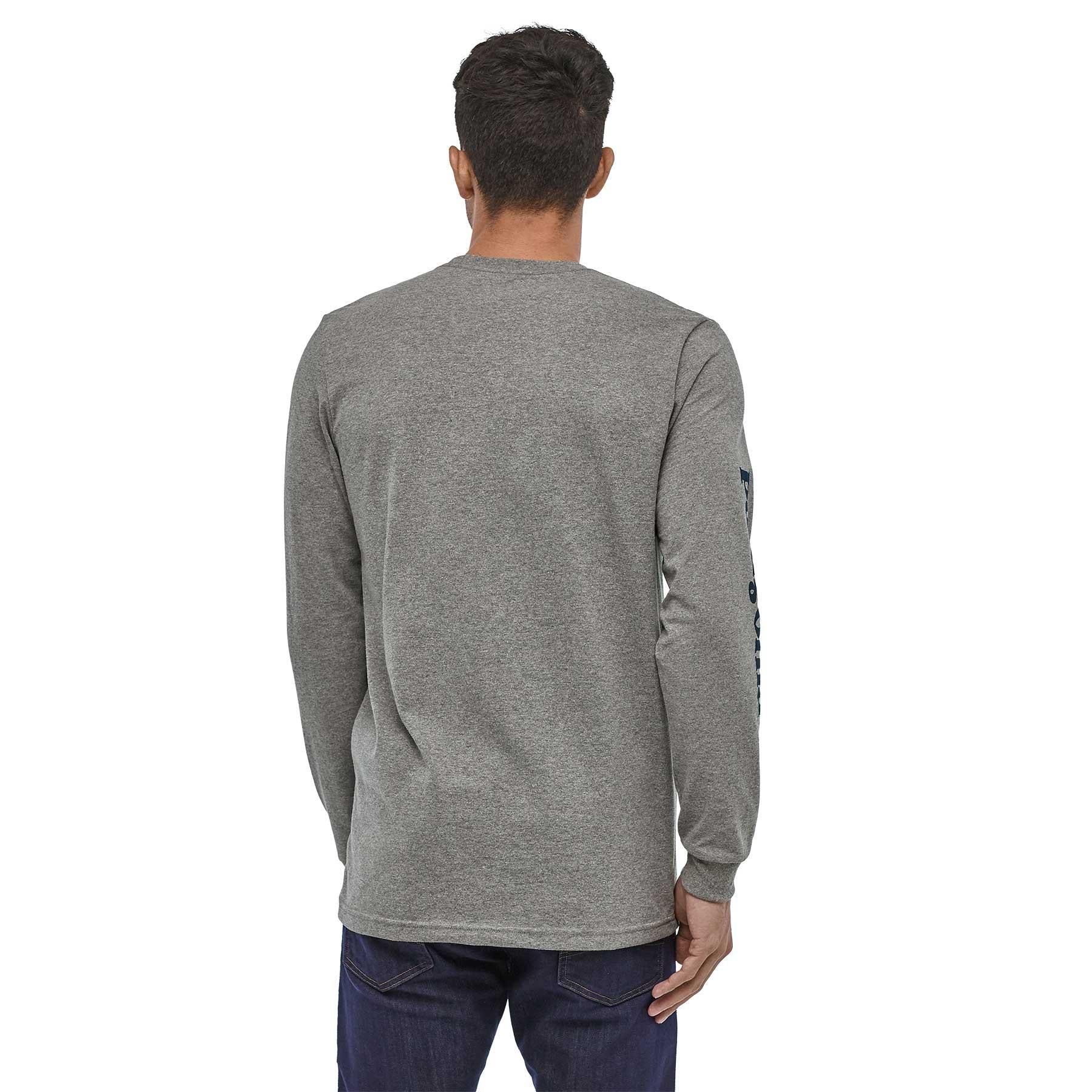 Patagonia Mens Longsleeve Text Logo Responsibili-tee - Image 3
