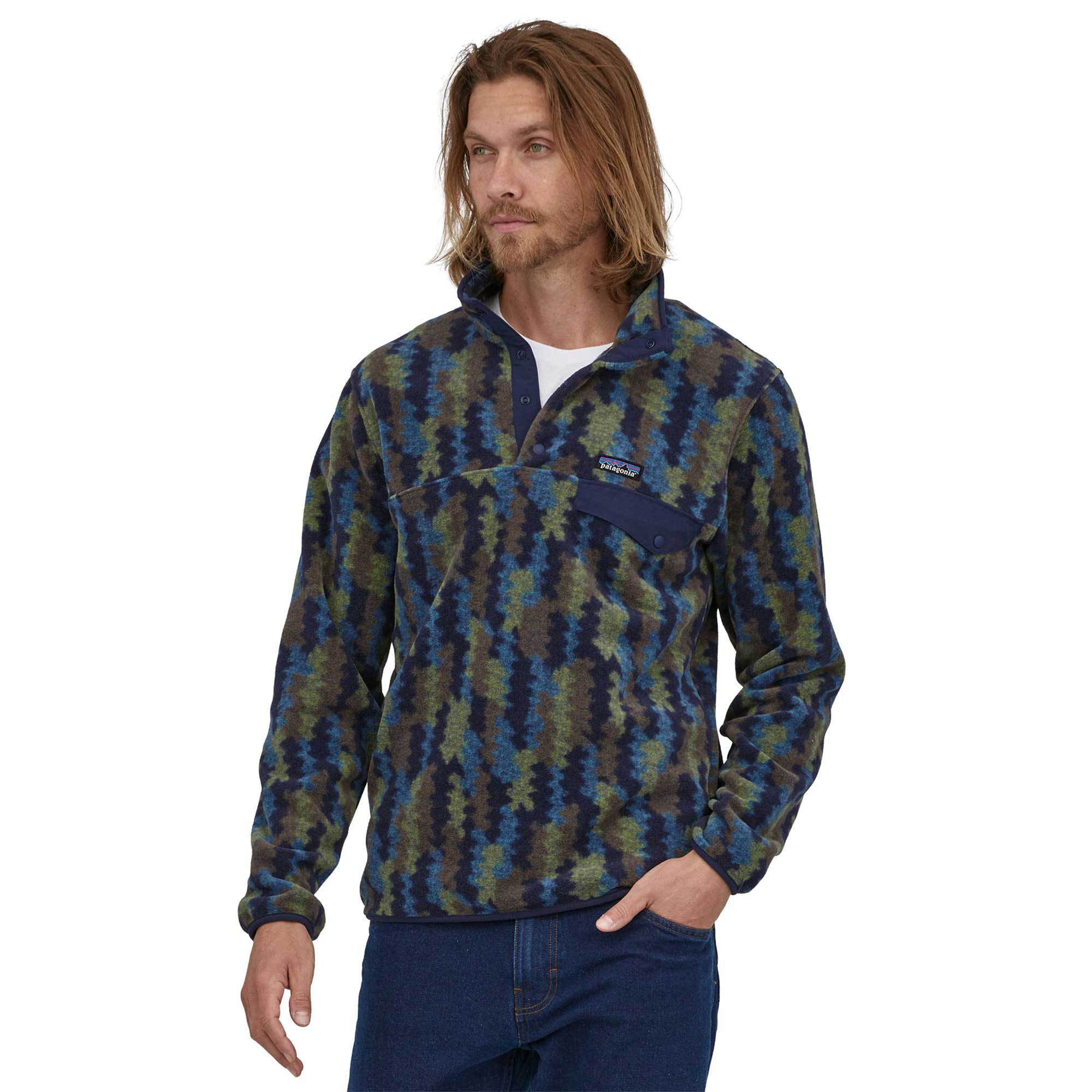 Patagonia Mens Lightweight Synchilla Snap-T Pullover - Image 2