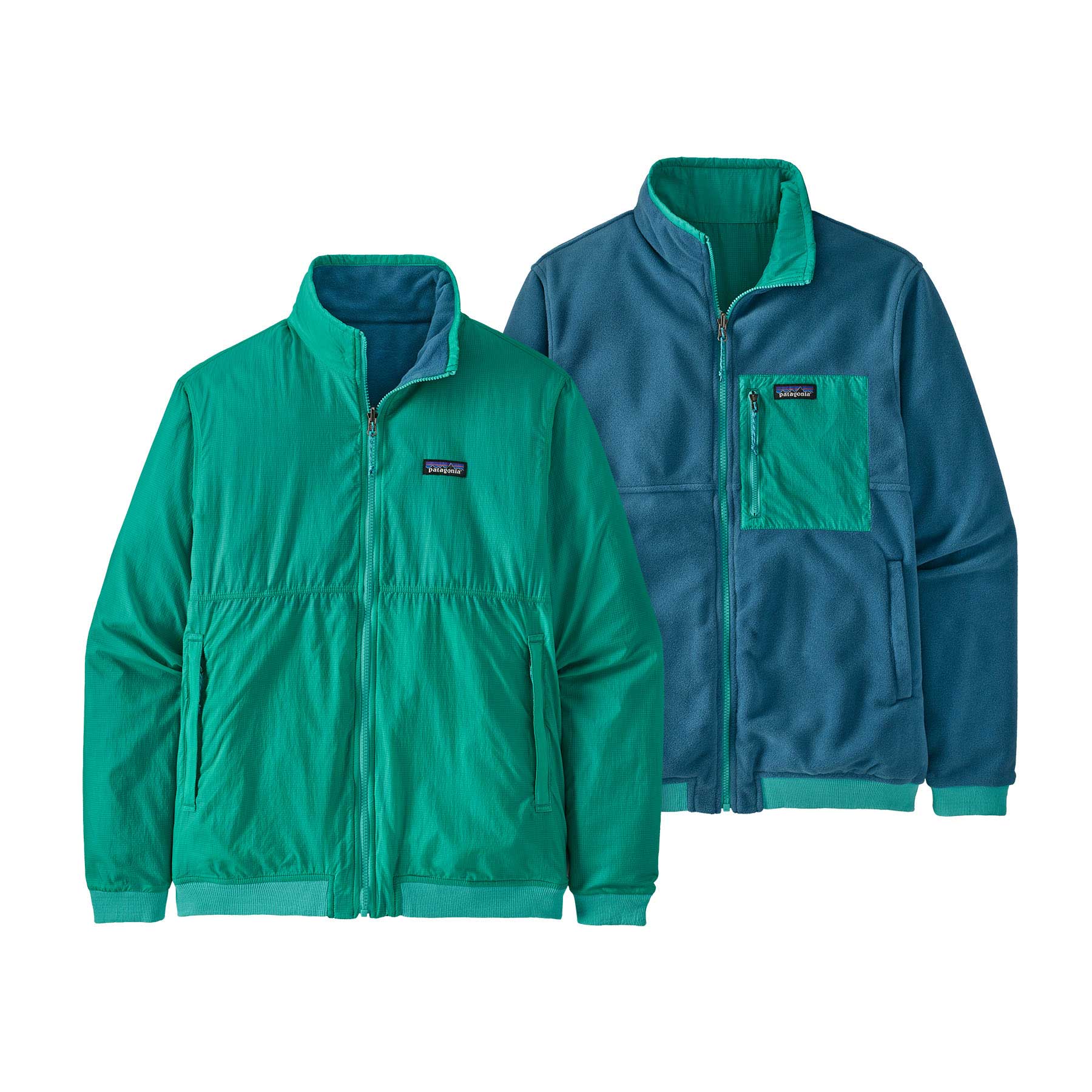 Patagonia Mens Reversible Shelled Microdini Jacket - Image 2